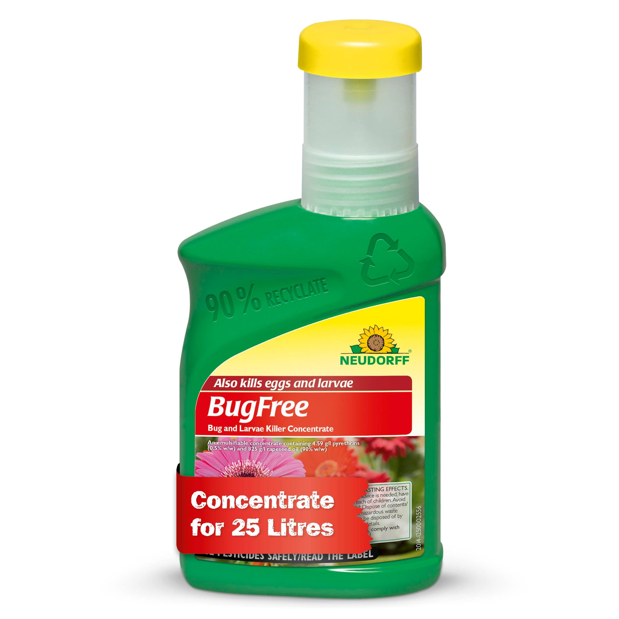 BugFree Bug and Larvae Killer Concentrate – Against Biting and Sucking Insects Such as Bugs and aphids. Also Kills Eggs, Larvae and Adult pests, 250 ml
