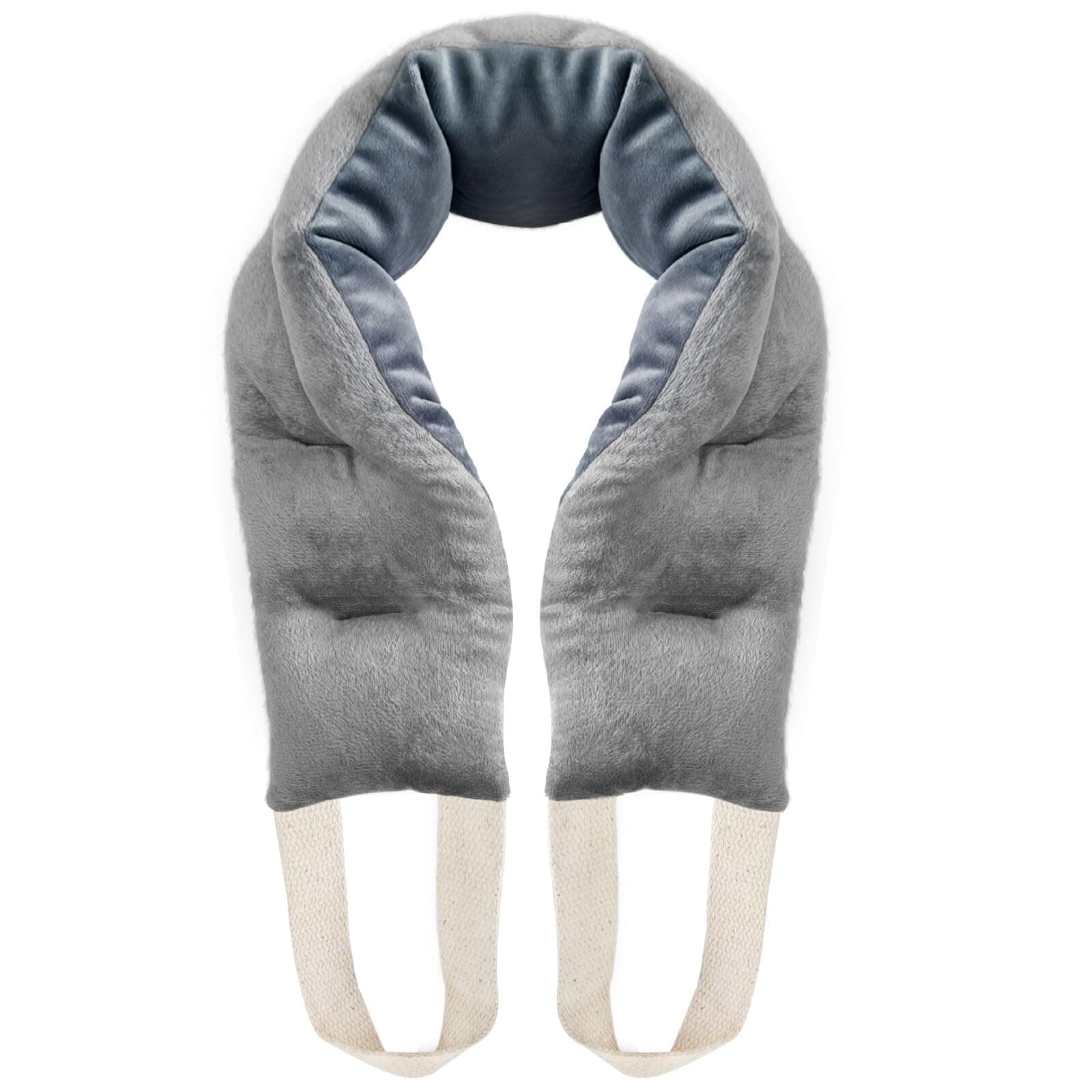 Heating Pad for Neck Shoulders and Back Microwavable Wrap Weighted Neck Warmer 32x5in Microwave Heat Wrap Rice Beanbag Lavender Scented 1.5Pounds