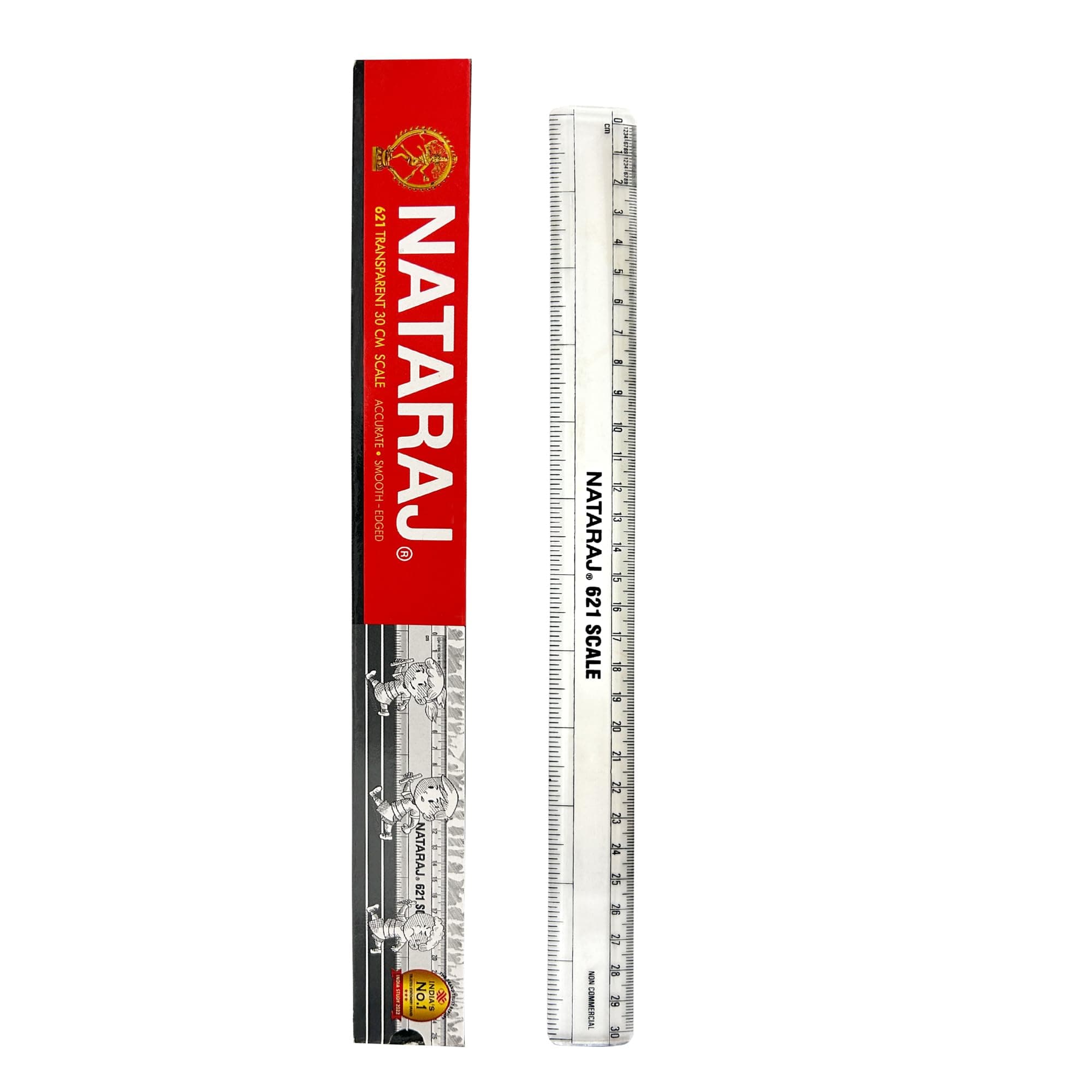 Nataraj Scale, 30 cm - Pack of 10