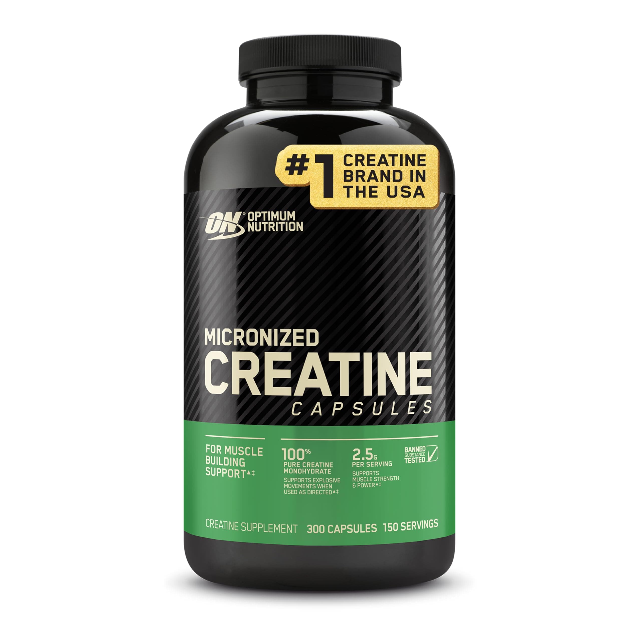 ON Creatine 2500, 300 Capsules, Direct Delivery