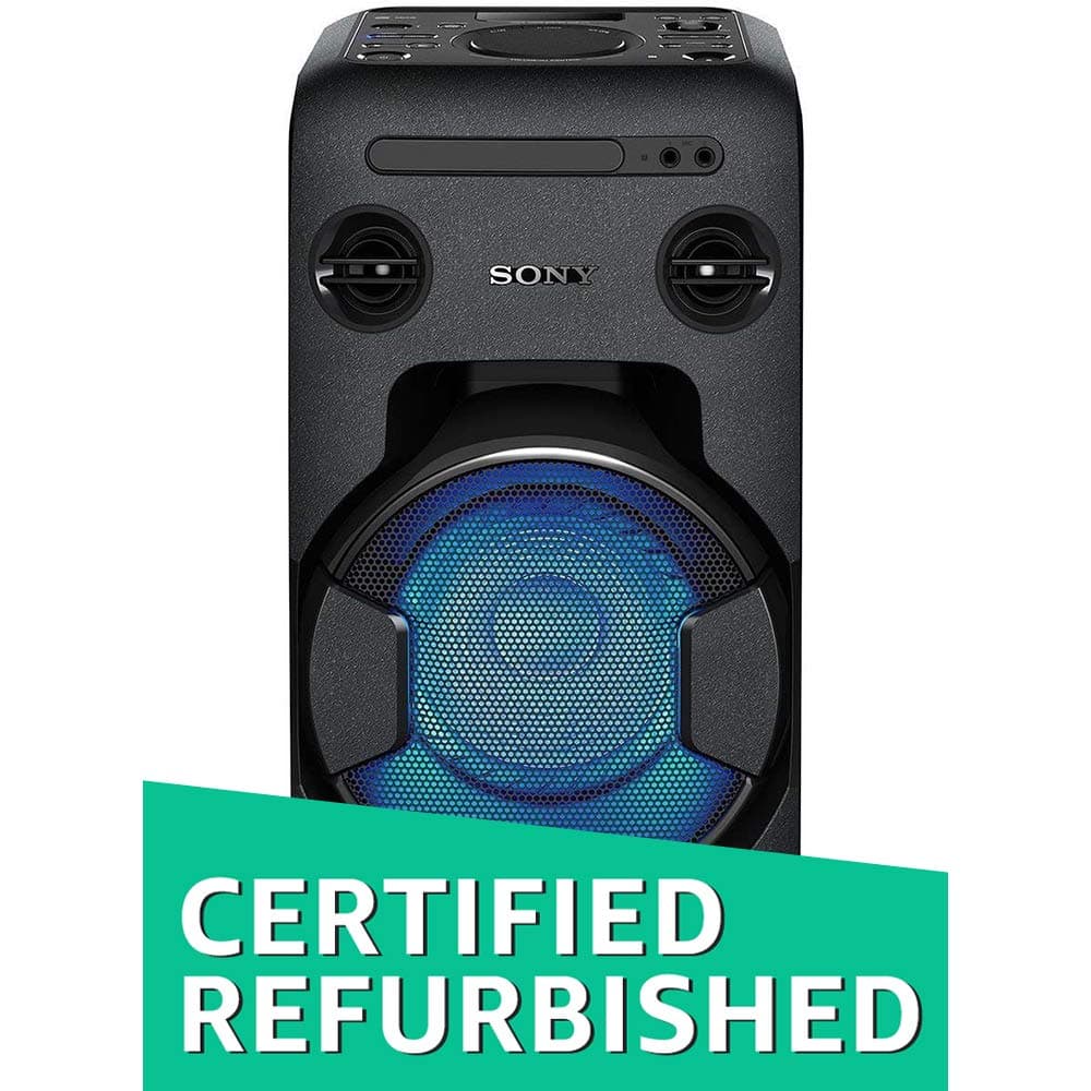 (Refurbished) Sony Portable MHC-V11 High-Power Compact Audio System (Black)