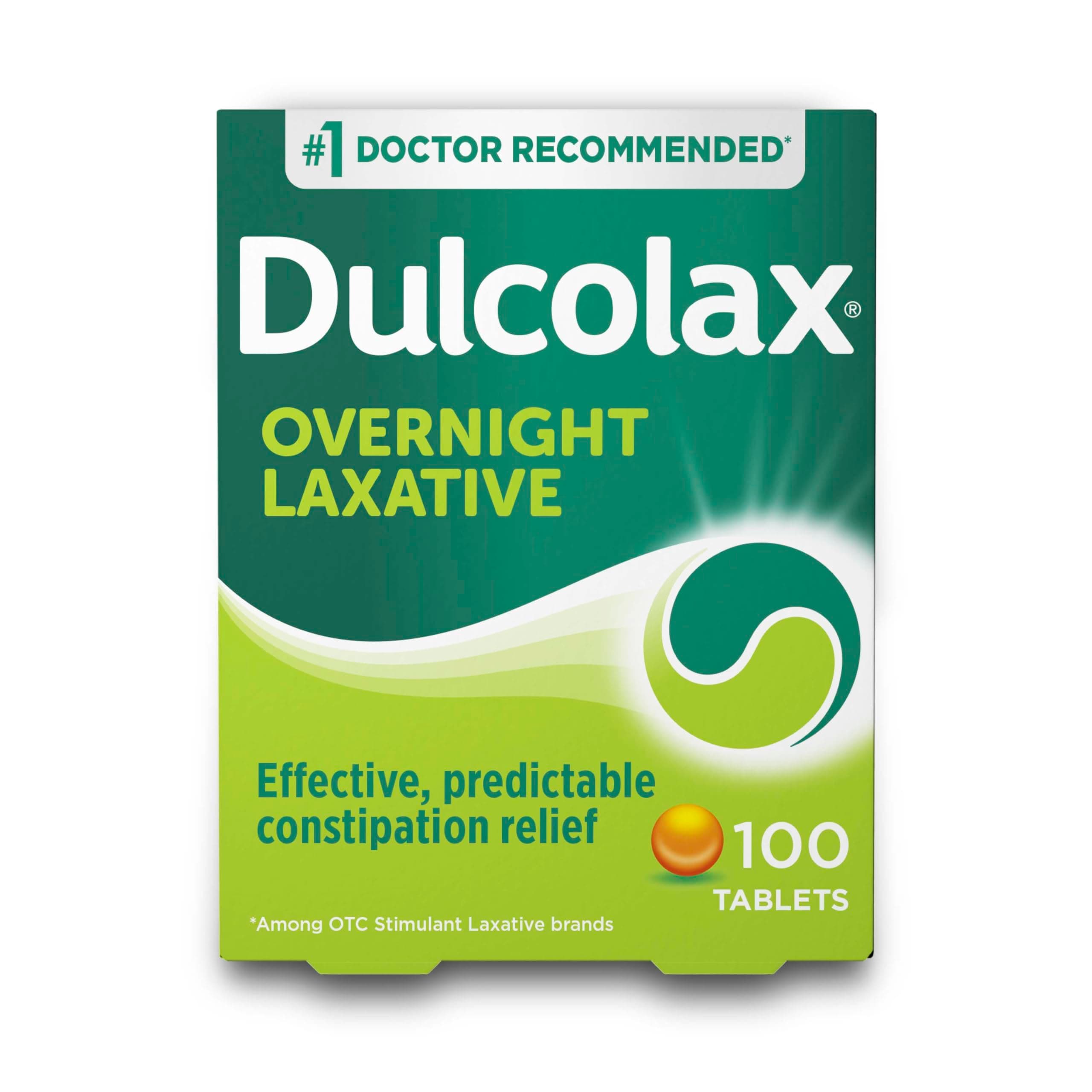 Dulcolax Stimulant Laxative Tablets, Predictable & Effective Constipation Rel...
