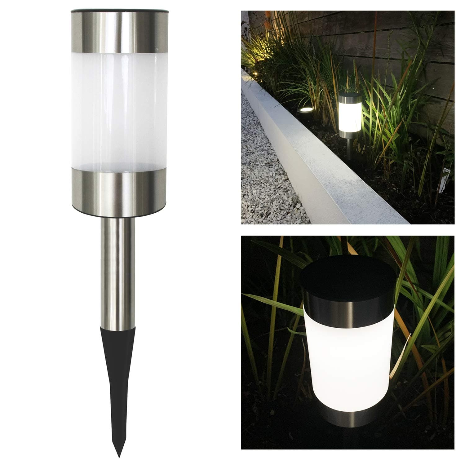 Frostfire Small Solar Post Lights (Set of 2)