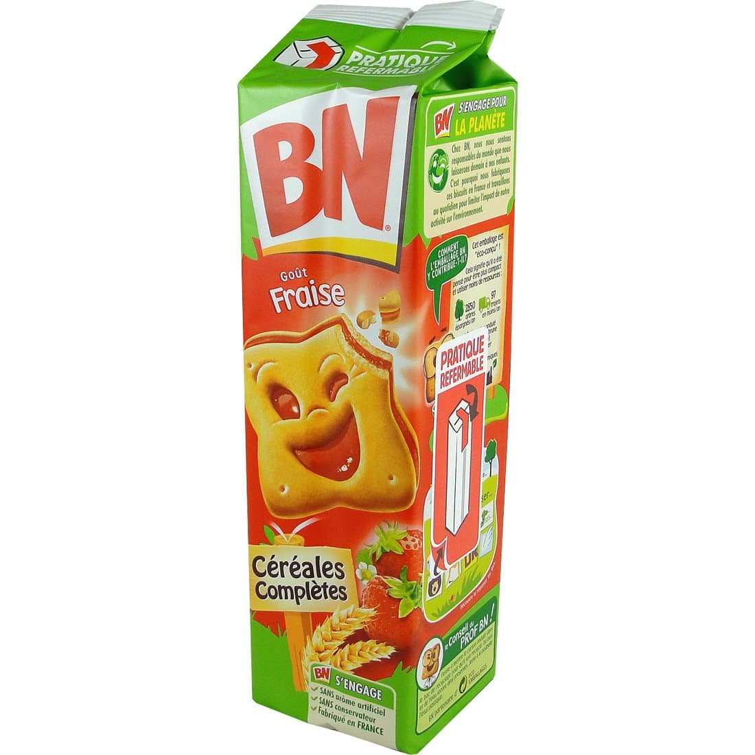 BN Sandwich Biscuit, Strawberry, 295 gm