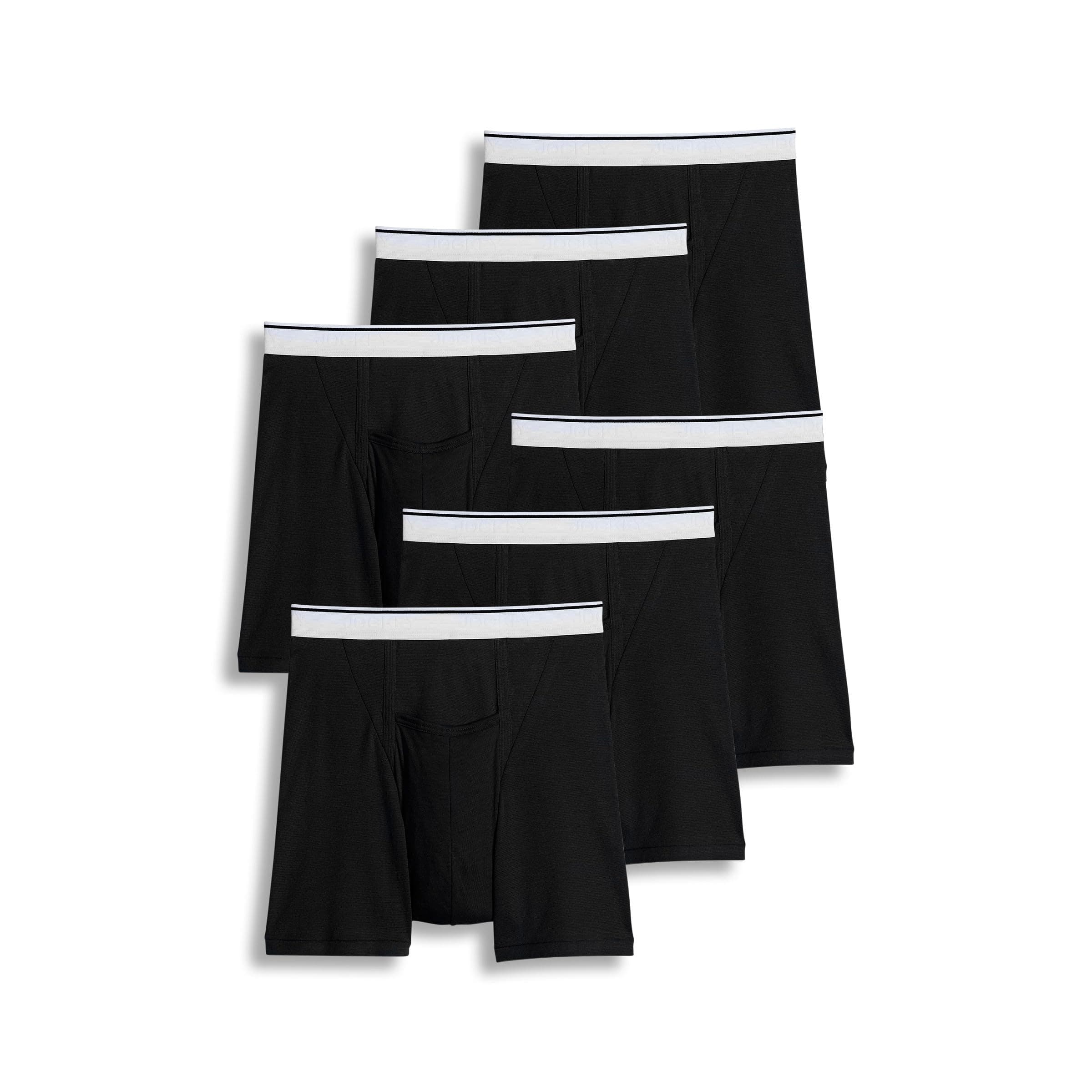 Men's Underwear Pouch 5" Boxer Brief - 6 Pack