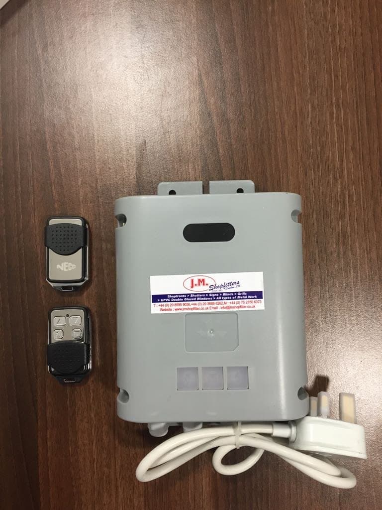 Rollermatic Remote Control System (Euro) Shutters and 2 Remotes