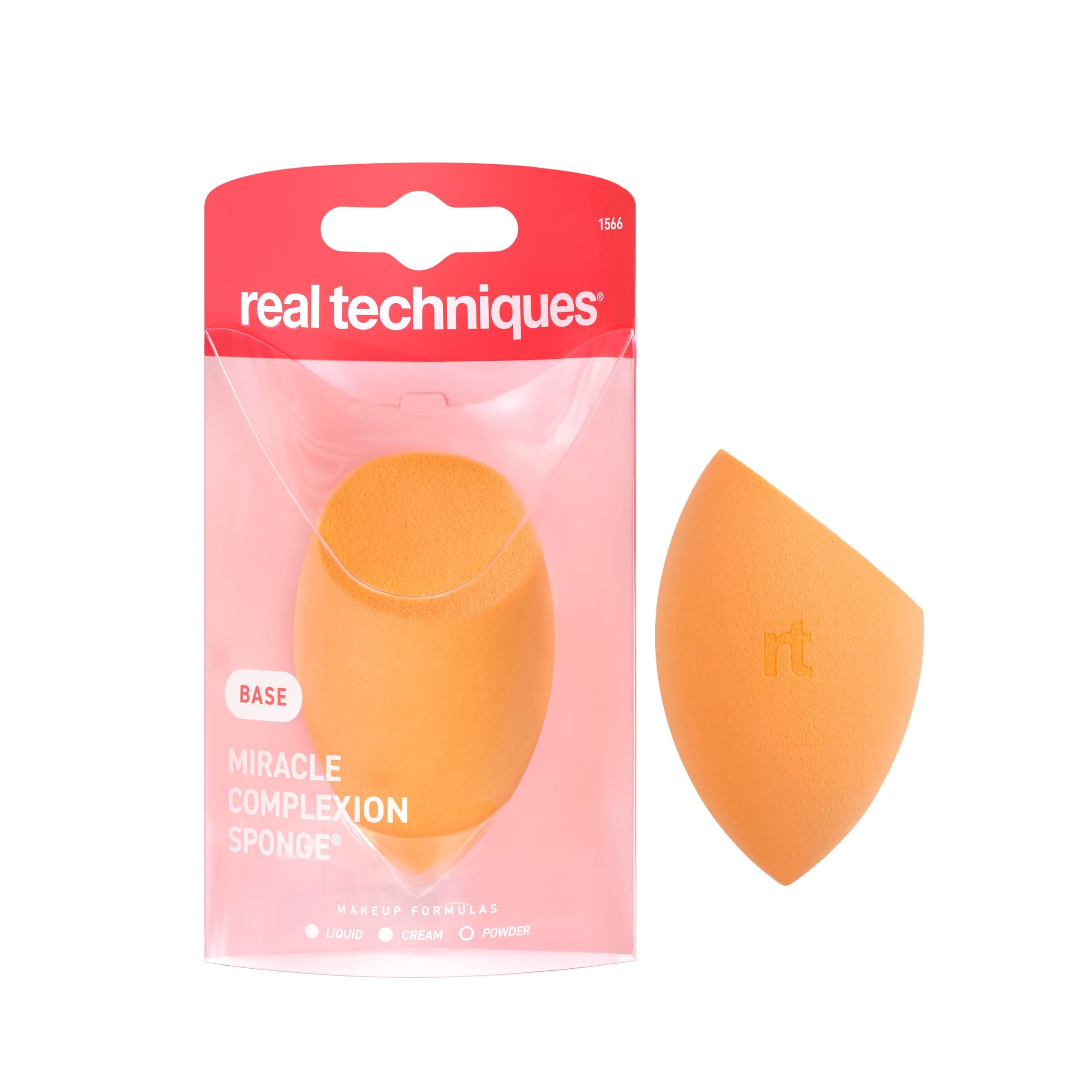 Miracle Complexion Sponge, Beauty Sponge, Makeup Blending & Foundation Application, Streak-Free, Full Coverage Finish, Vegan, Cruelty & Latex-Free, 1 Count