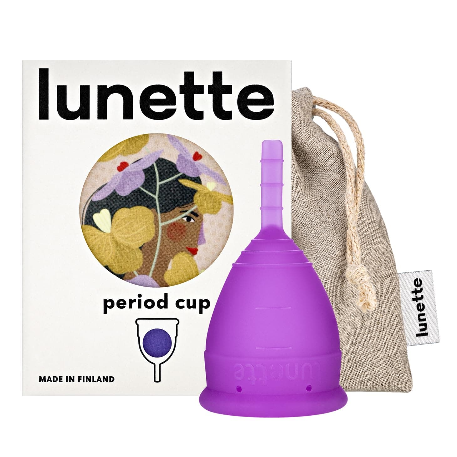 Lunette Menstrual Cup (Model 1(for light to normal flow), Violet)