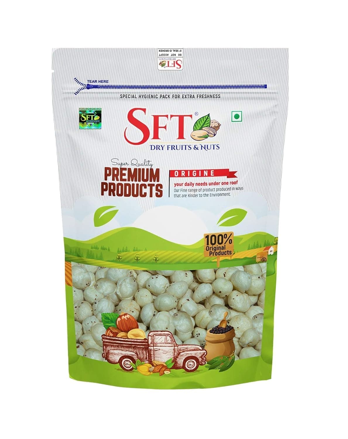 SFT Fox Nuts 200G | Phool Makhana | No Added Artificial Flavours | Healthy Snacking & Fasting
