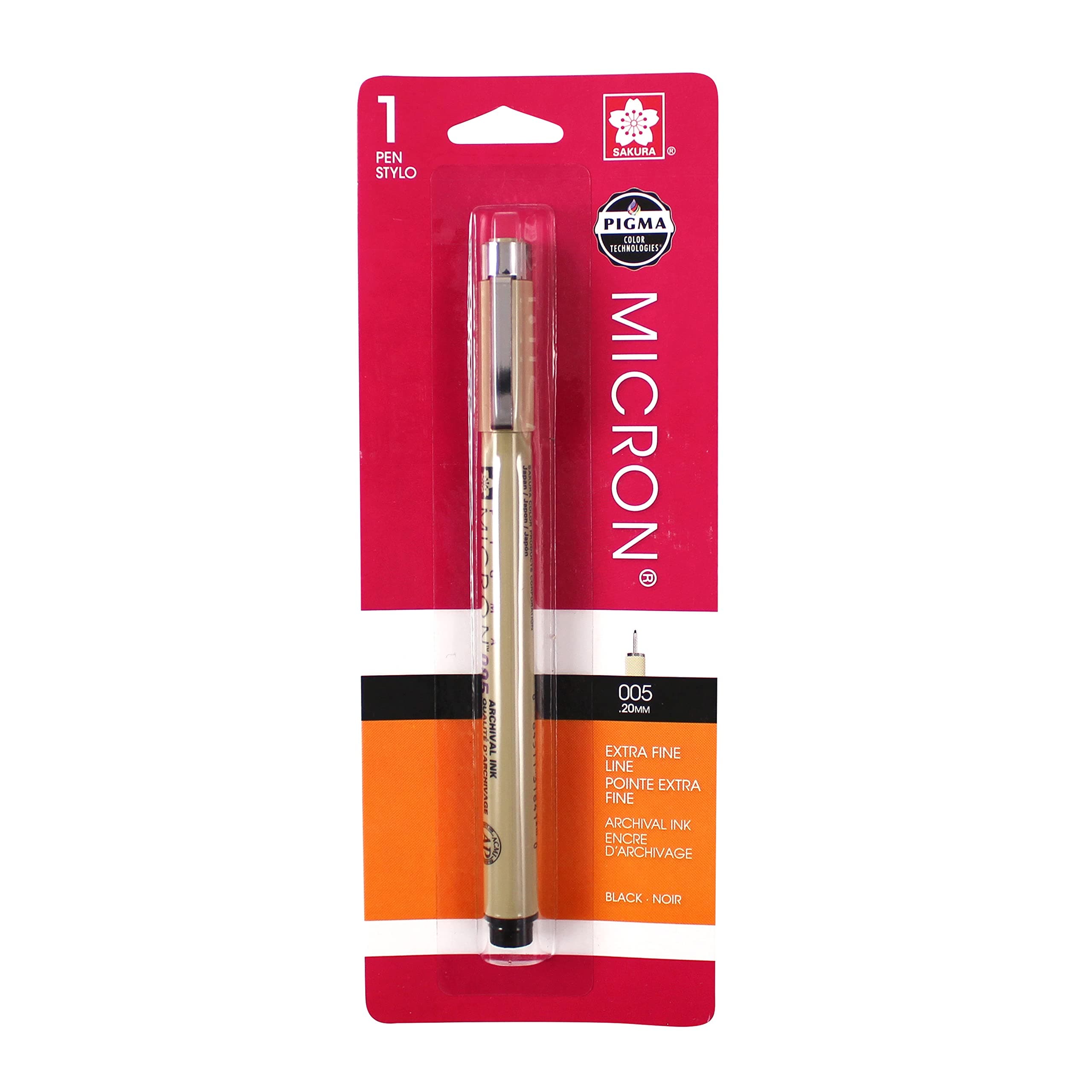 SAKURA Pigma Micron Ink Pen Set 005 1CT 005 1CT Black