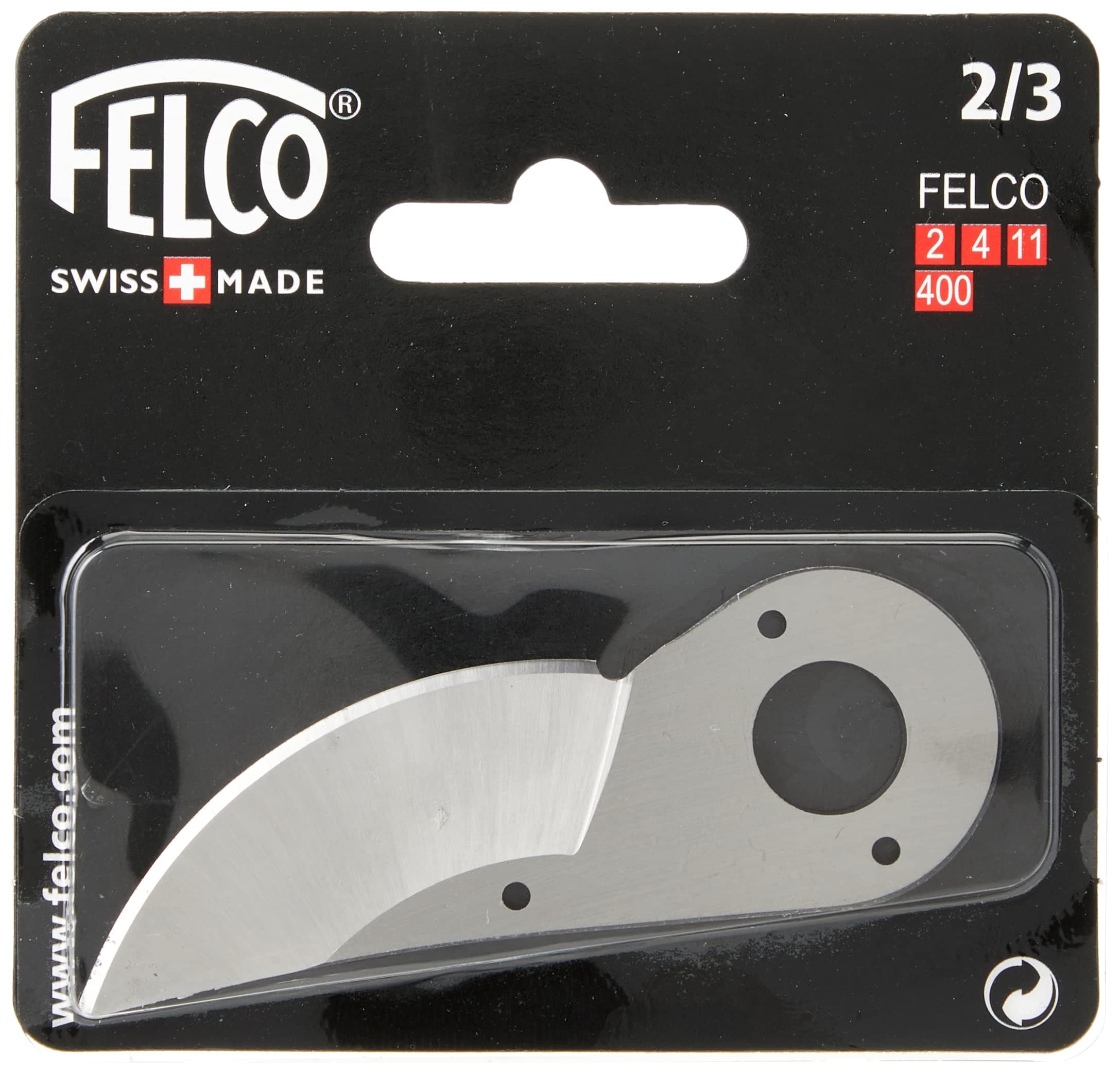 Hand Pruner Replacement Blade (2/3) for Felco hand pruner models: F2, F4 & F11 - Spare Cutting Blade for Garden Pruning Shears & Bypass Clippers (Single Pack)