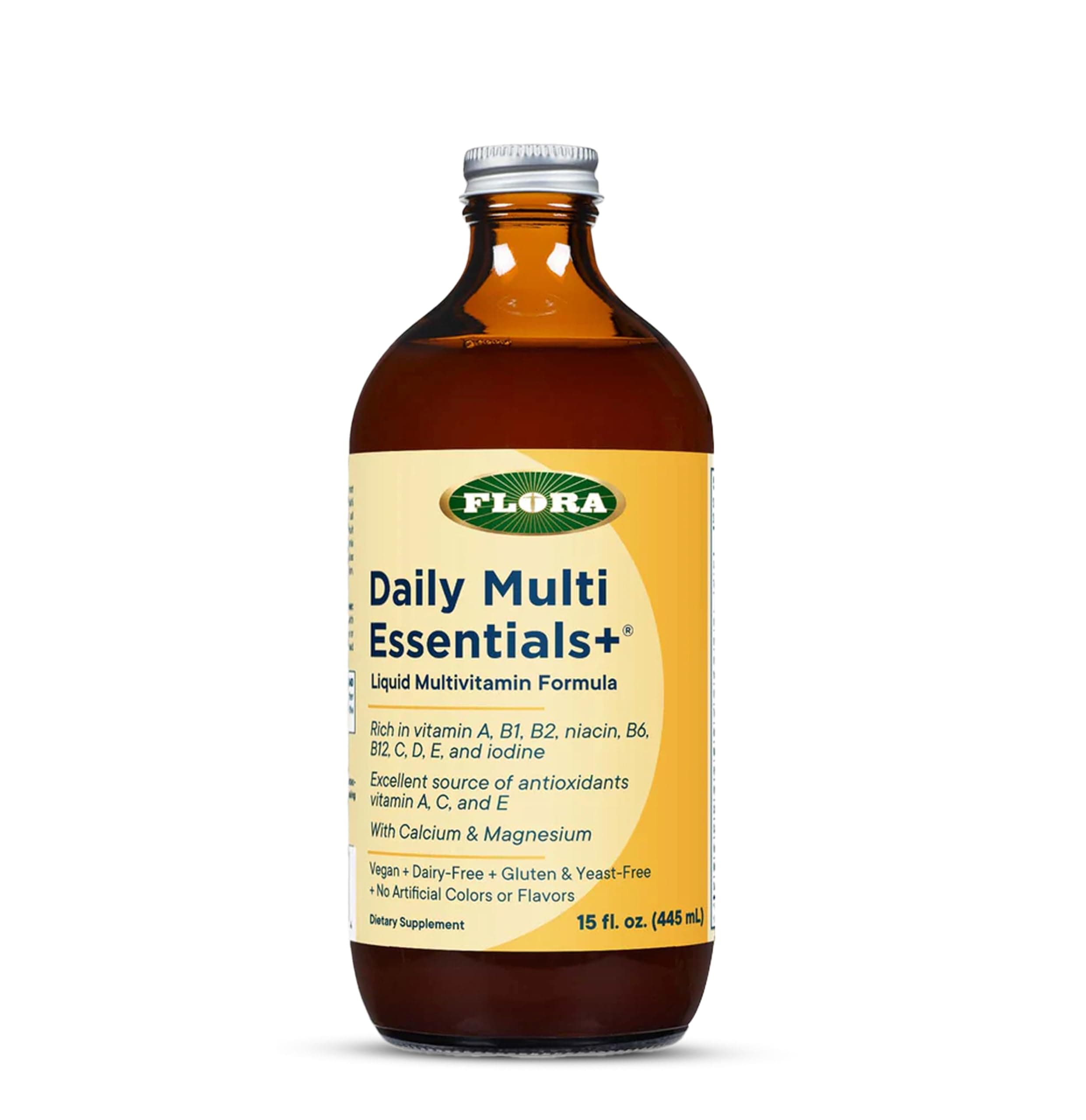 Daily Multi Essentials+, Liquid Multivitamin Formula, 13 Essential Vitamins & Minerals, 15 Fl Oz