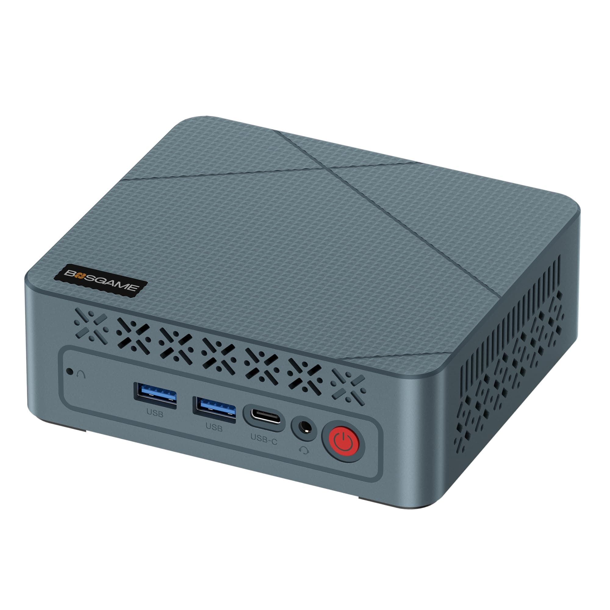 - BOSGAME E2 Mini PC Ryzen 5 3550H(Max 3.7GHz) DDR4 Mini Computers, 16GB RAM 512GB NVMe SSD, Dual HDMI, 4 USB Ports, 1 RJ45 Ethernet Ports, Wi-Fi 5, BT5.0