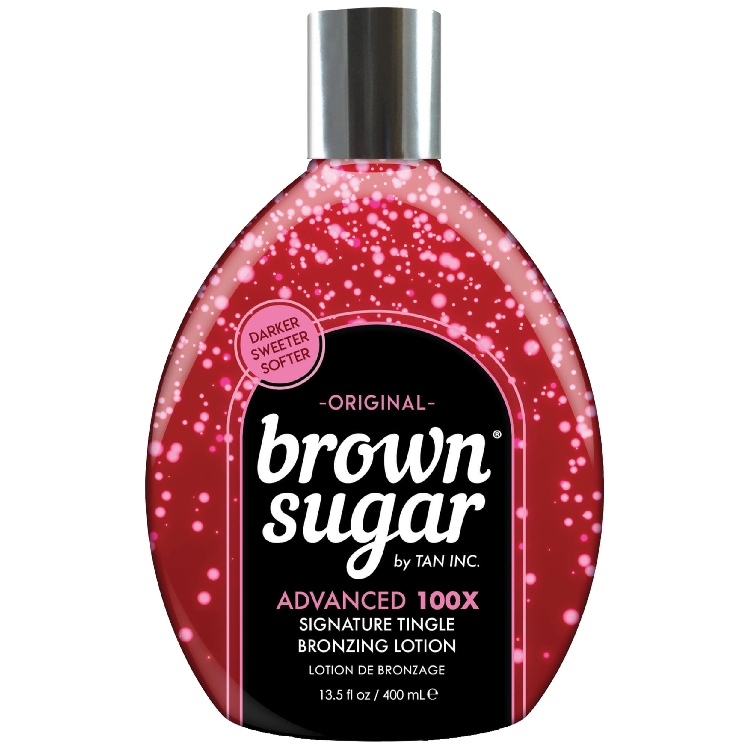 2011 Tan Incorporated - Brown Sugar ORIGINAL DARK Advanced 45 Bronzer with Warming Tingle Tanning Lotion 13.5 oz.