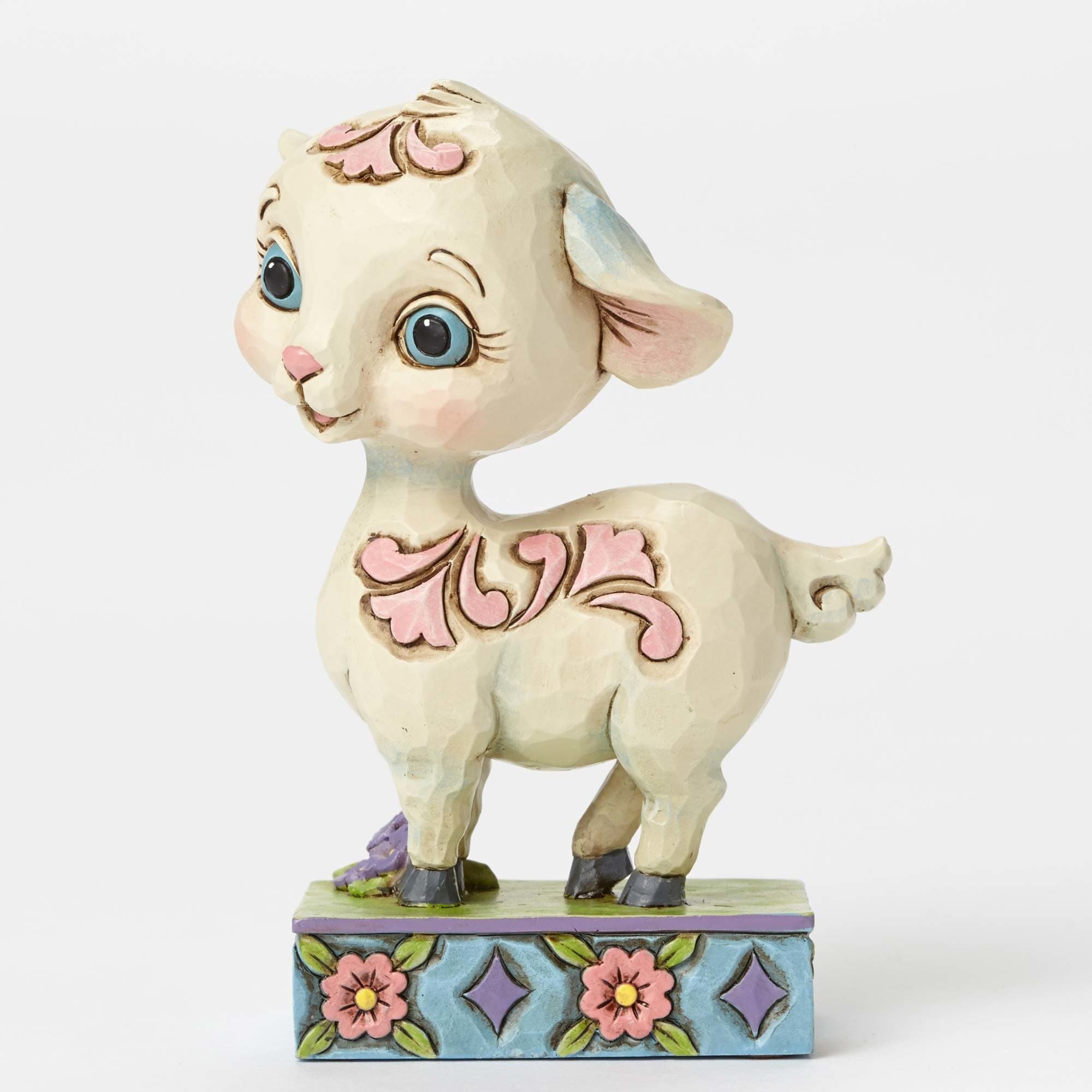 Heartwood Creek/Jim Shore Mini Lamb Figure - Multi-Colour