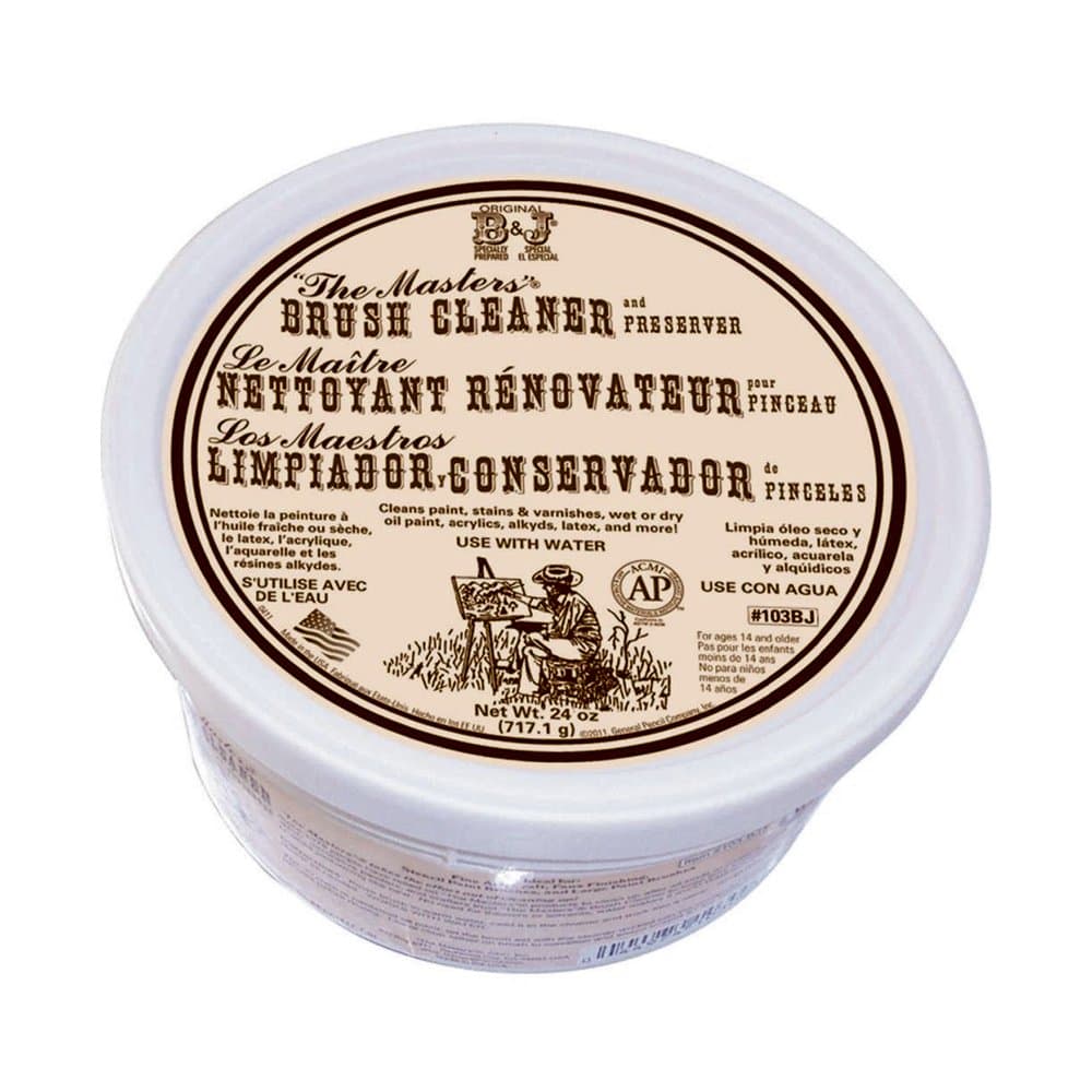 マスターズ ブラシ クリーナー & 禁猟区 24 オンスの浴槽-