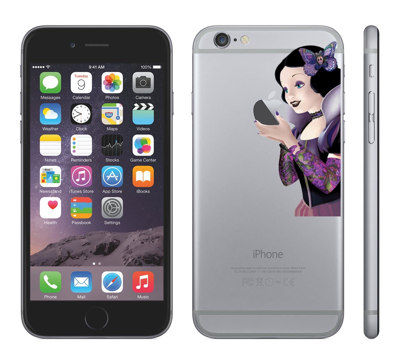 Mini Jammerz Princess Decal for iPhone 6 / 6s (4.7" screen) - glossy vinyl sticker