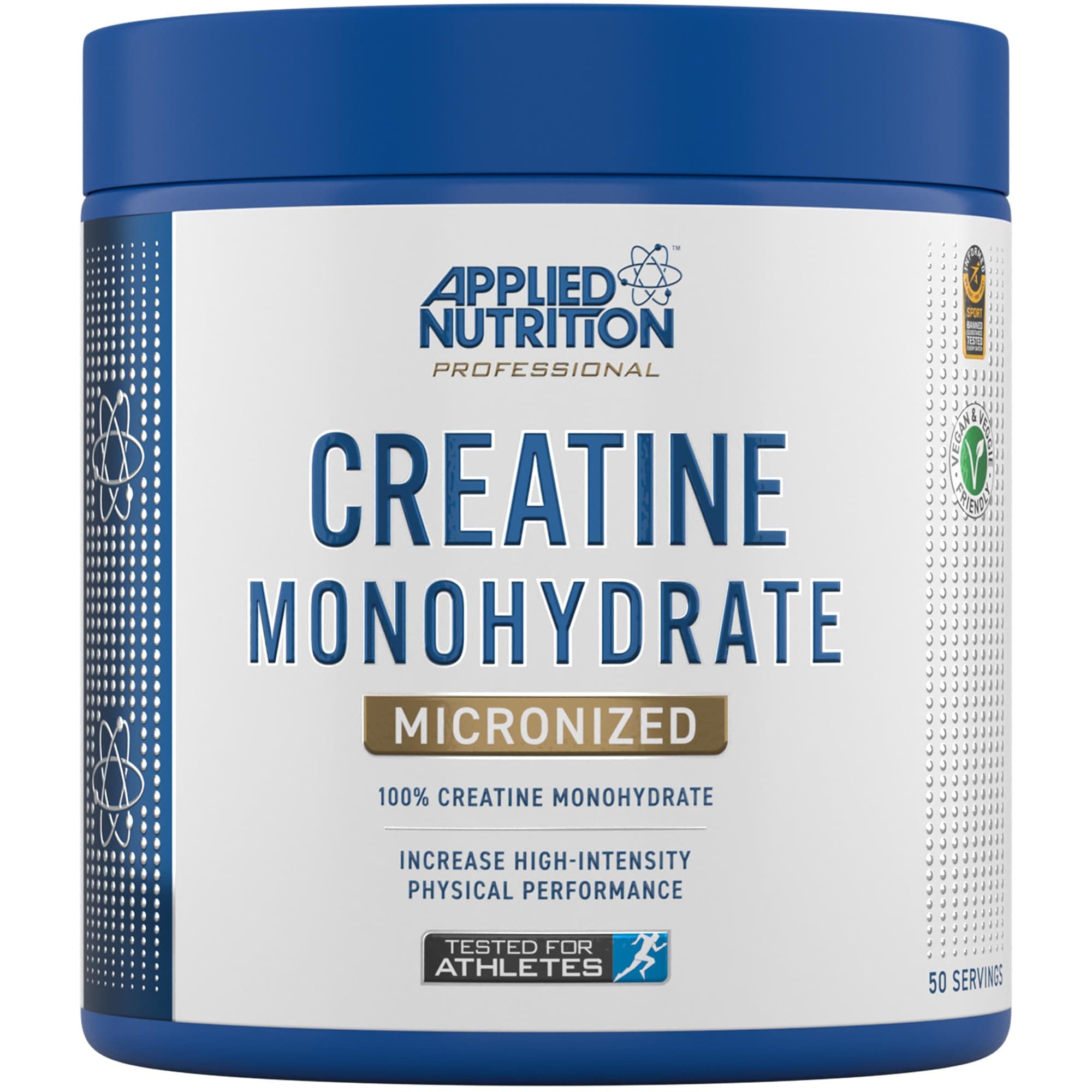 Creatine Monohydrate Powder 250g – 100% Micronized Creatine – 5g per Serving – Unflavoured – Supports High-Intensity Performance – 50 Servings