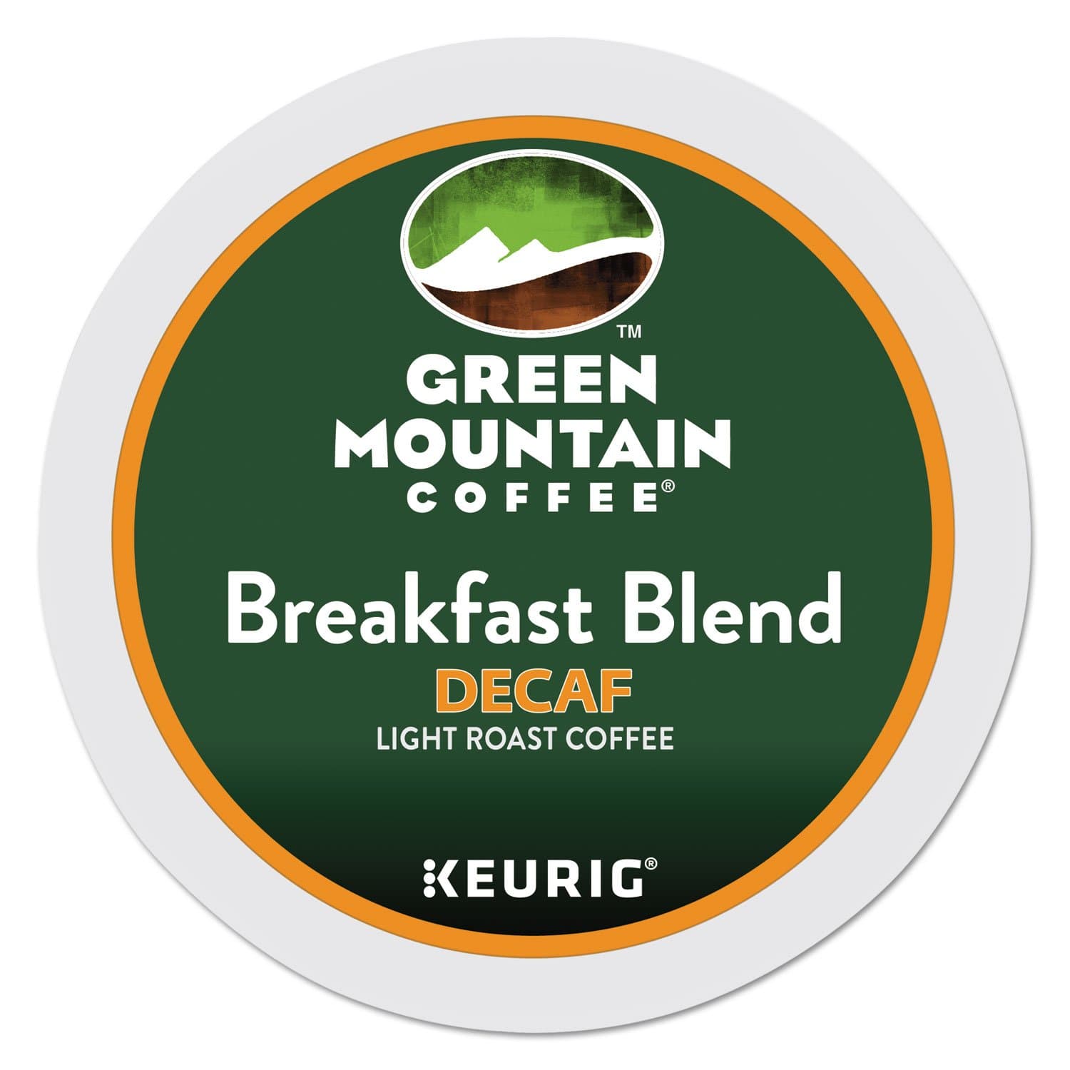 Green Mountain Coffee Decaf Breakfast Blend (Light Roast Coffee), K-Cup Portion Pack for Keurig K-Cup Brewers (Pack of 24)