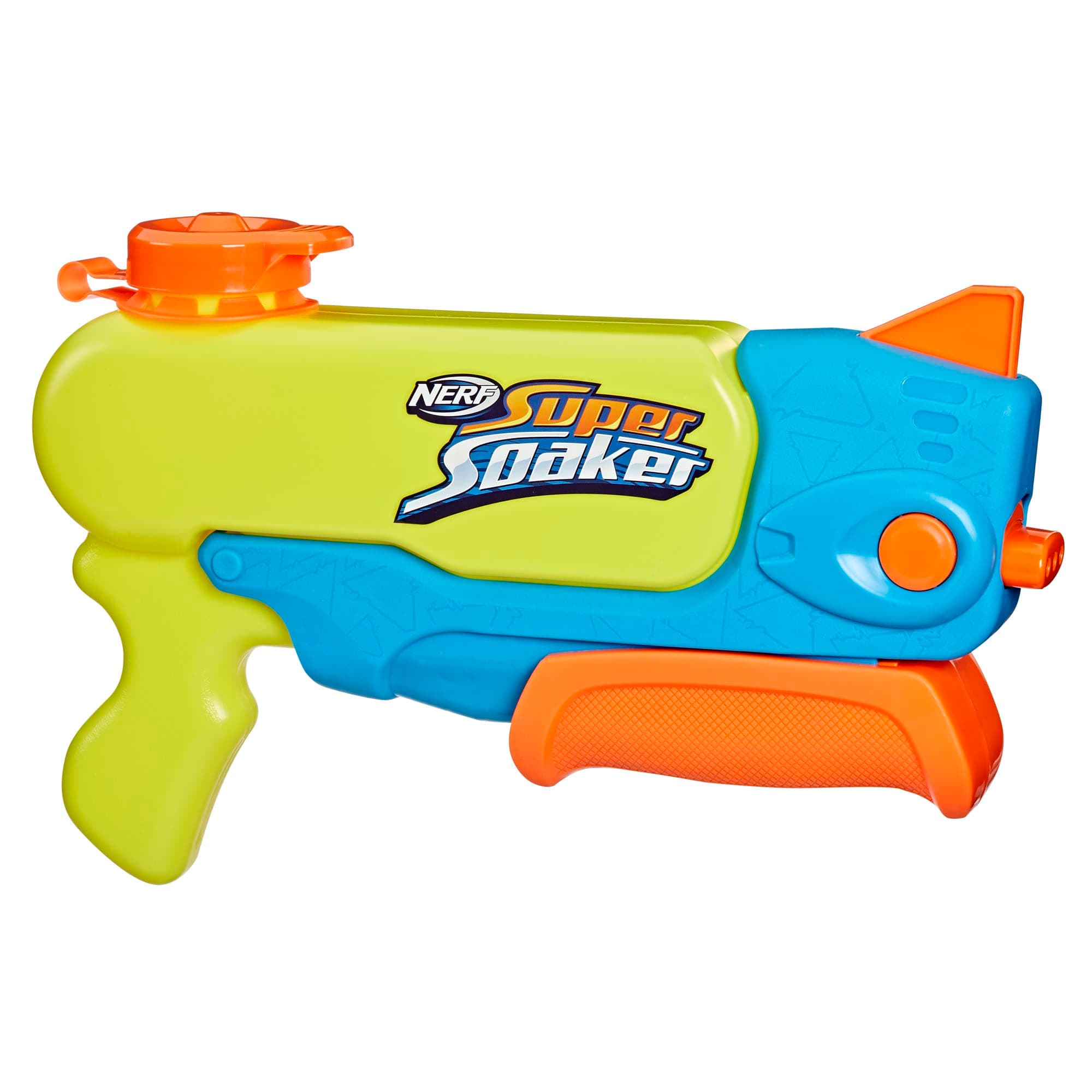 NERF Super Soaker Wave Spray Water Blaster, Wild Wave Soakage, Nozzle Moves to Create Wavy Stream, Outdoor Games and Water Toys