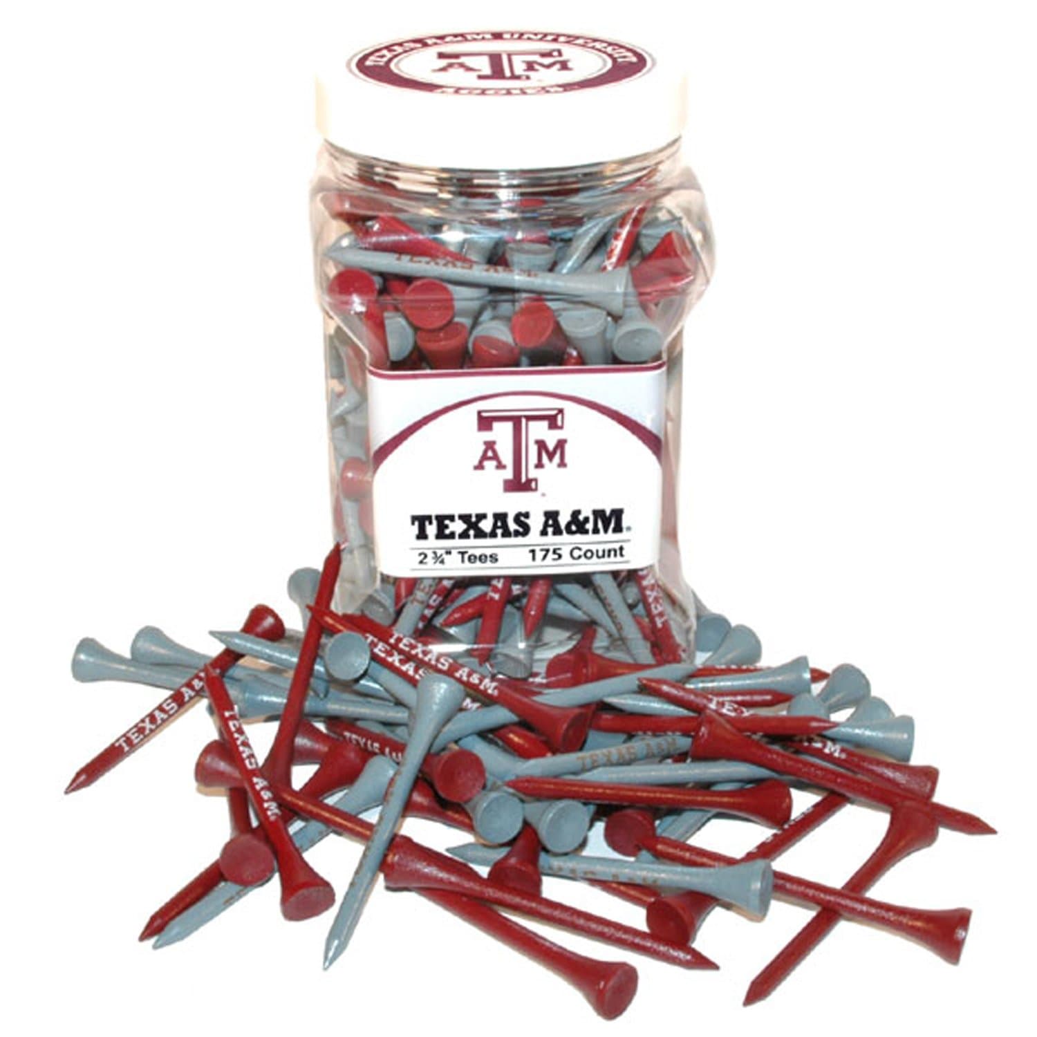 NCAA unisex-adult Jar Includes 175 Multi-colored 2-3/4" Regulation Tees With Team Imprint.