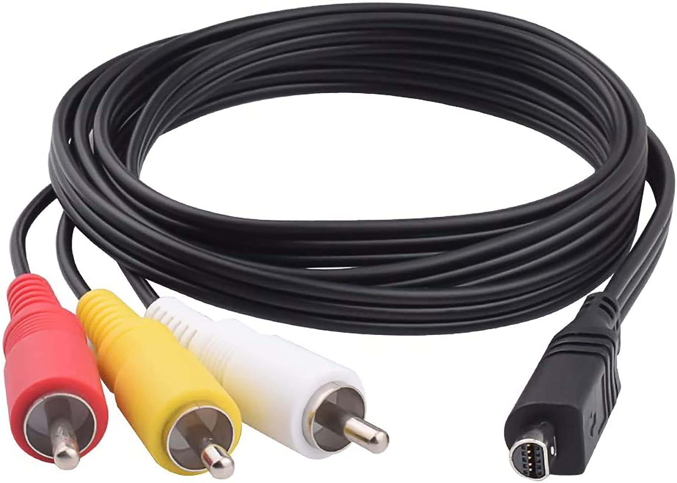 Replacement Sony AV Cable for Handycam, VMC-15FS VMC-30FS 10Pin Audio Video Cable Cord Wire for Sony Handycam Camcorder Camera DCR-SR90/ DPP-EX50/ HDR-CX7/ HDR-FX7 and More Models (1.2m)