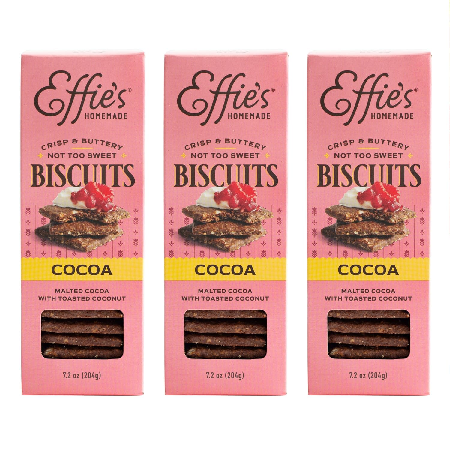 Effie's Homemade Biscuits - Cocoa - 3 Pack