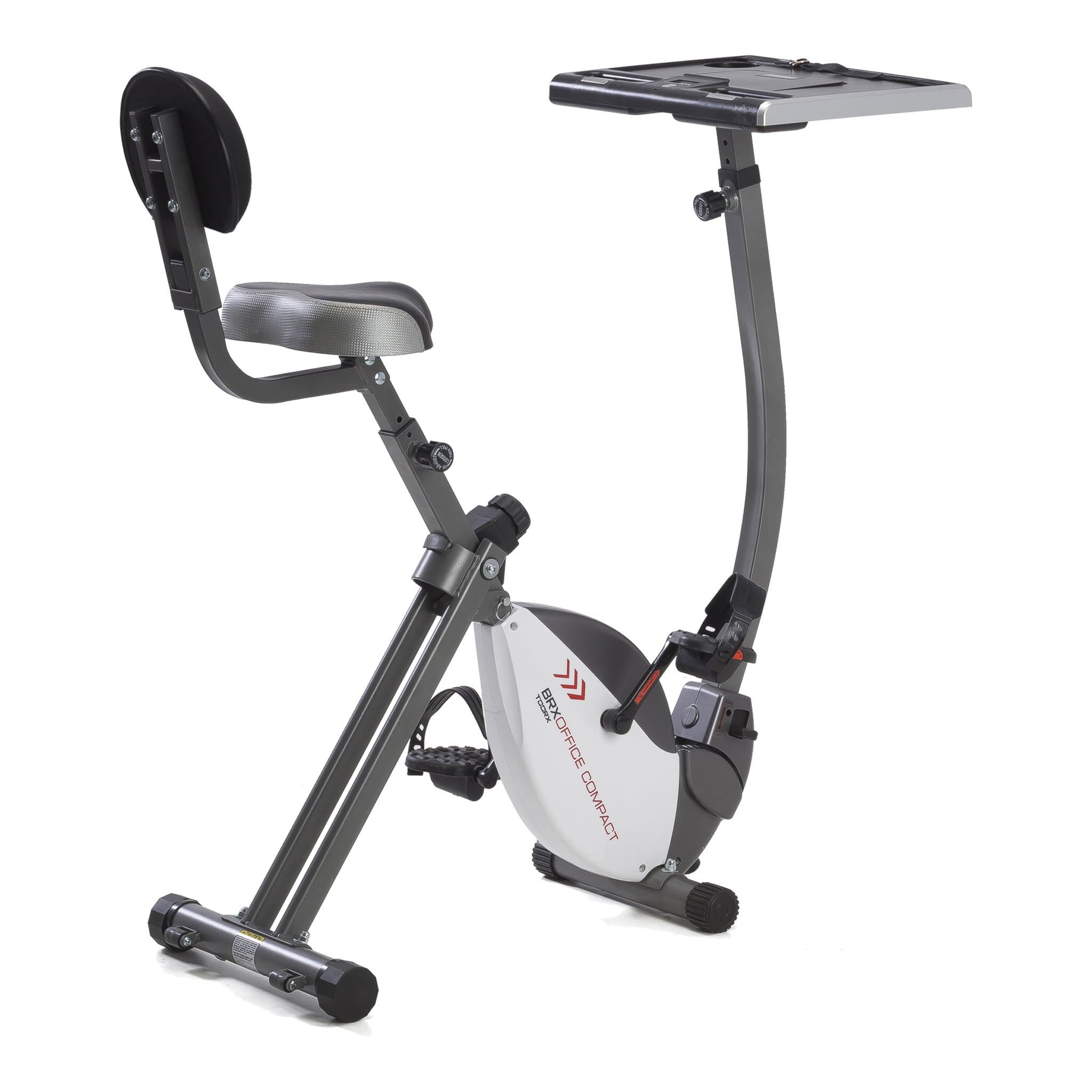 BRX-OFFICE COMPACT - Folding exercise bike - easy entry + desk