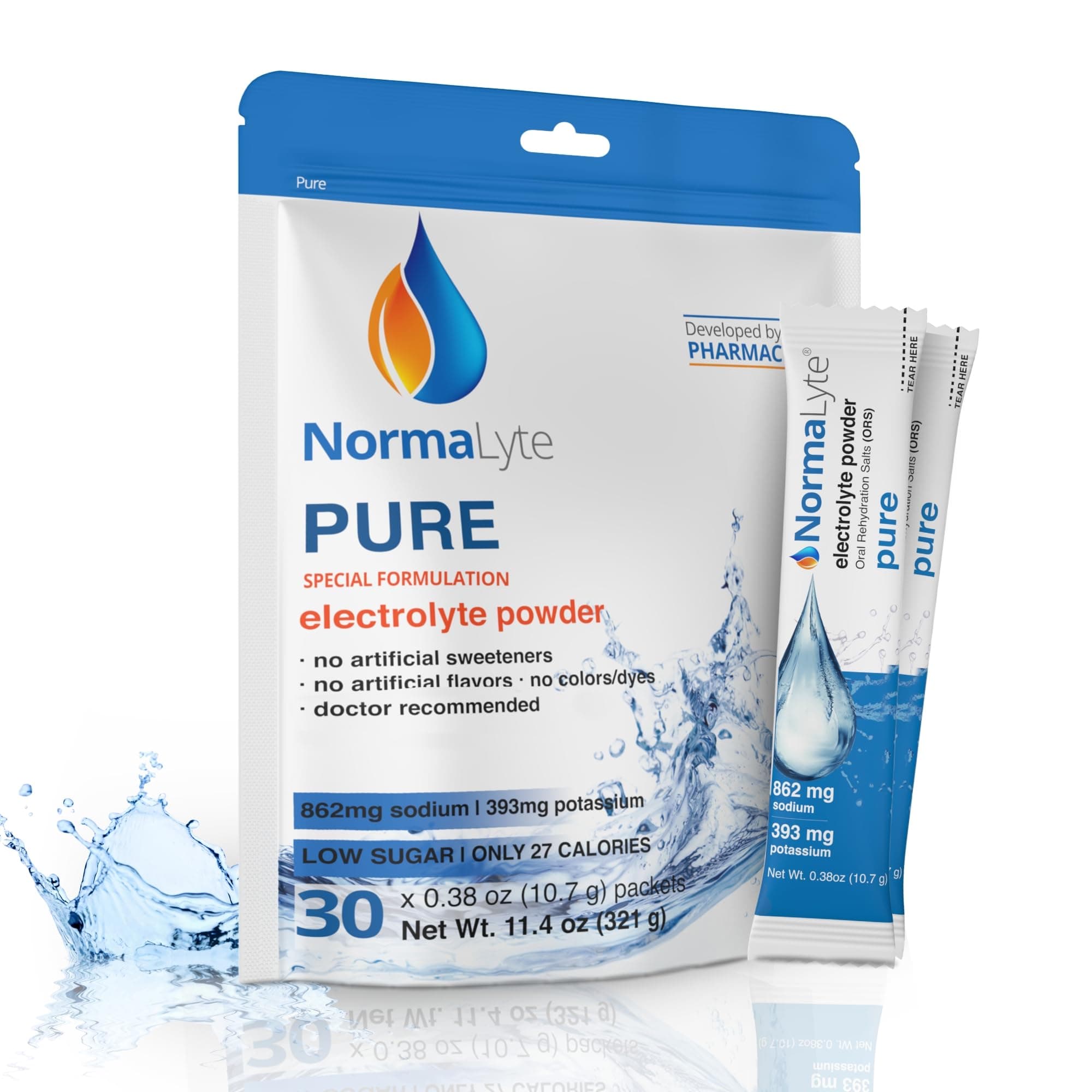 NormaLyte Oral Rehydration Salts- Helps Dietary Management of POTS Syndrome S...