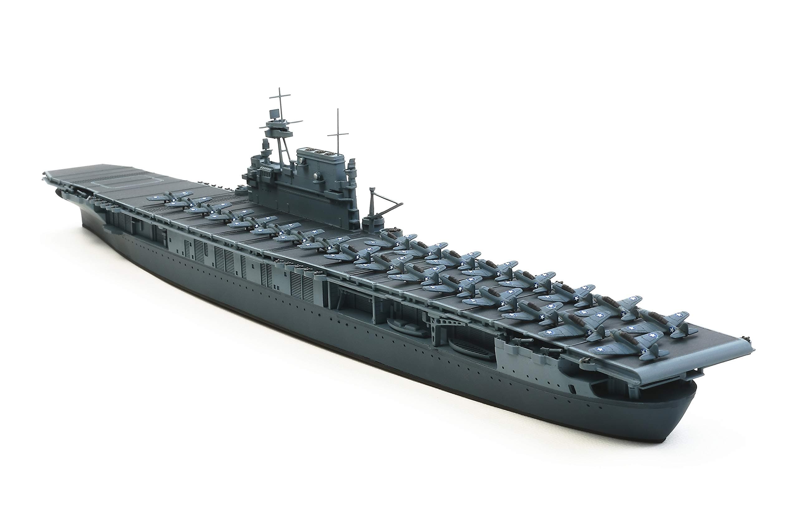 Tamiya 1/700 Water Line Series No.712 US Navy Aircraft Carrier Yorktown Plastic Model 31712