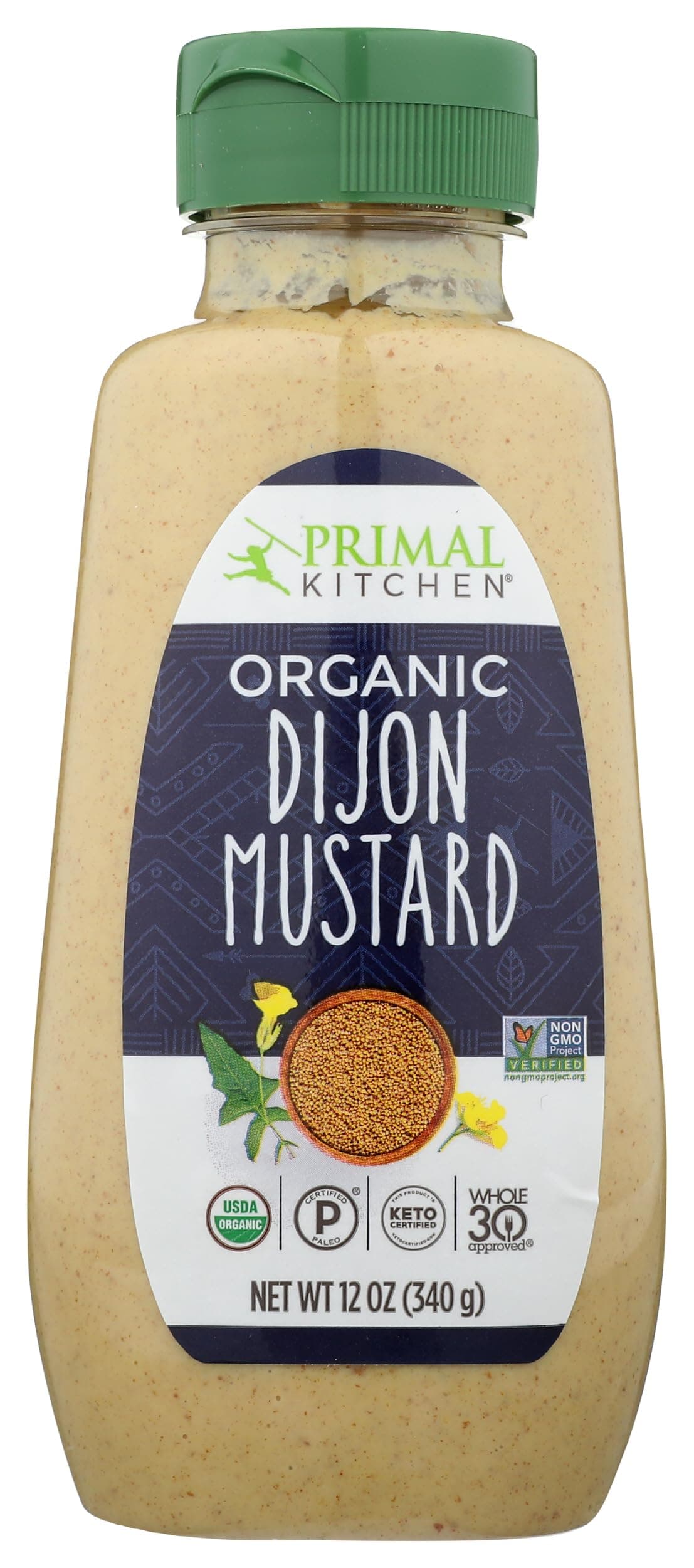 Primal Kitchen Mustard Dijon Org 12 OZ