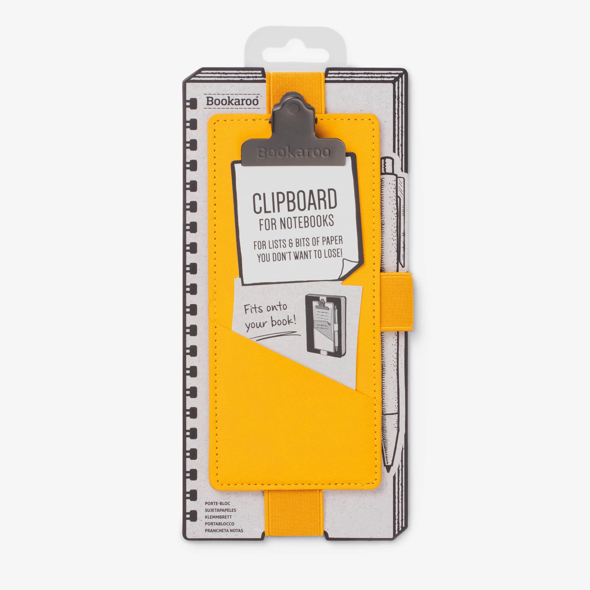 IFBookaroo Notebook Clipboard - Yellow