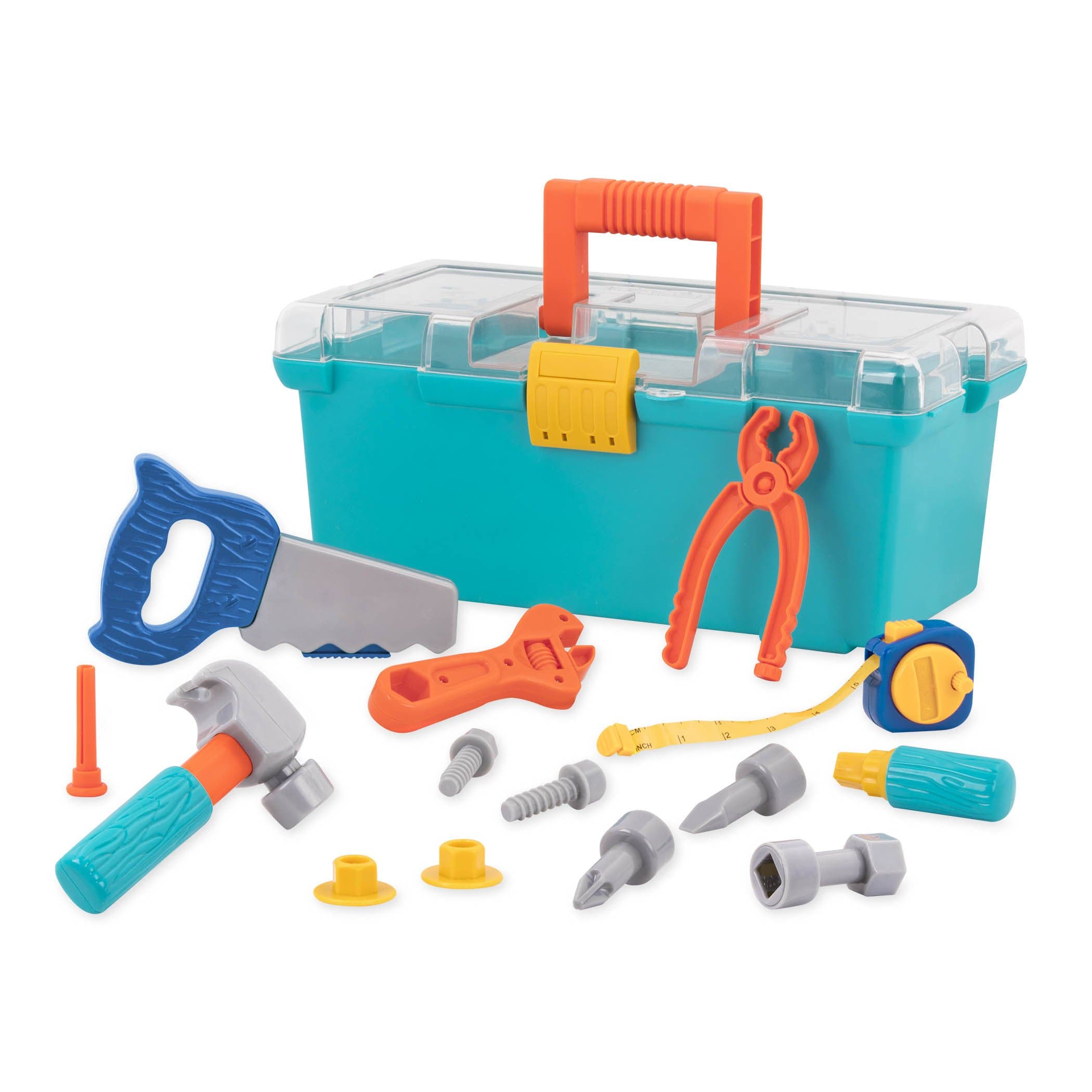 Battat – Toy Tool Kit – 15Pc Playset – Pretend Play Tools – Construction Toys – 3 Years + – Builder'S Box