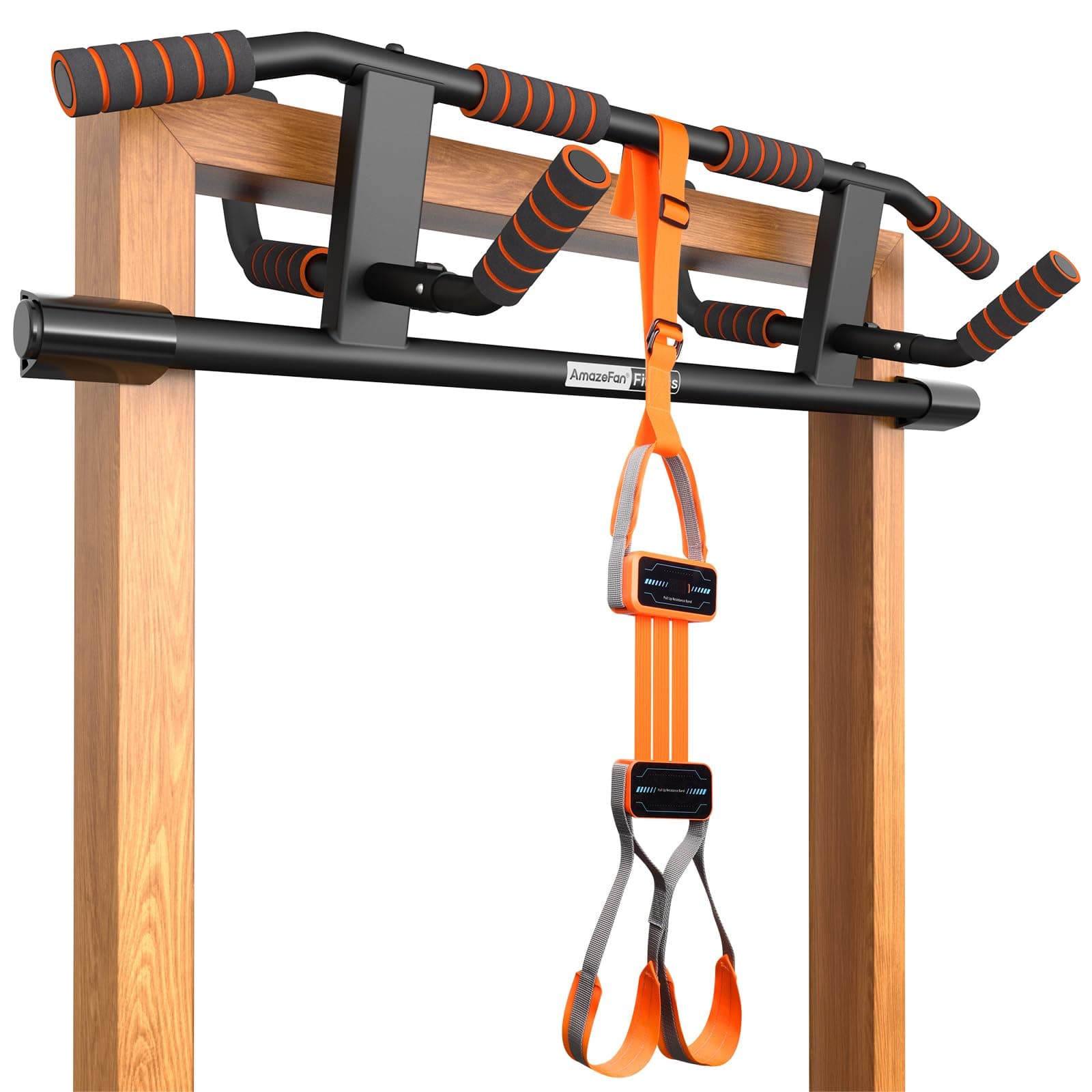 AmazeFanDoorway Pull Up Bar and Pull Up Assistance Bands