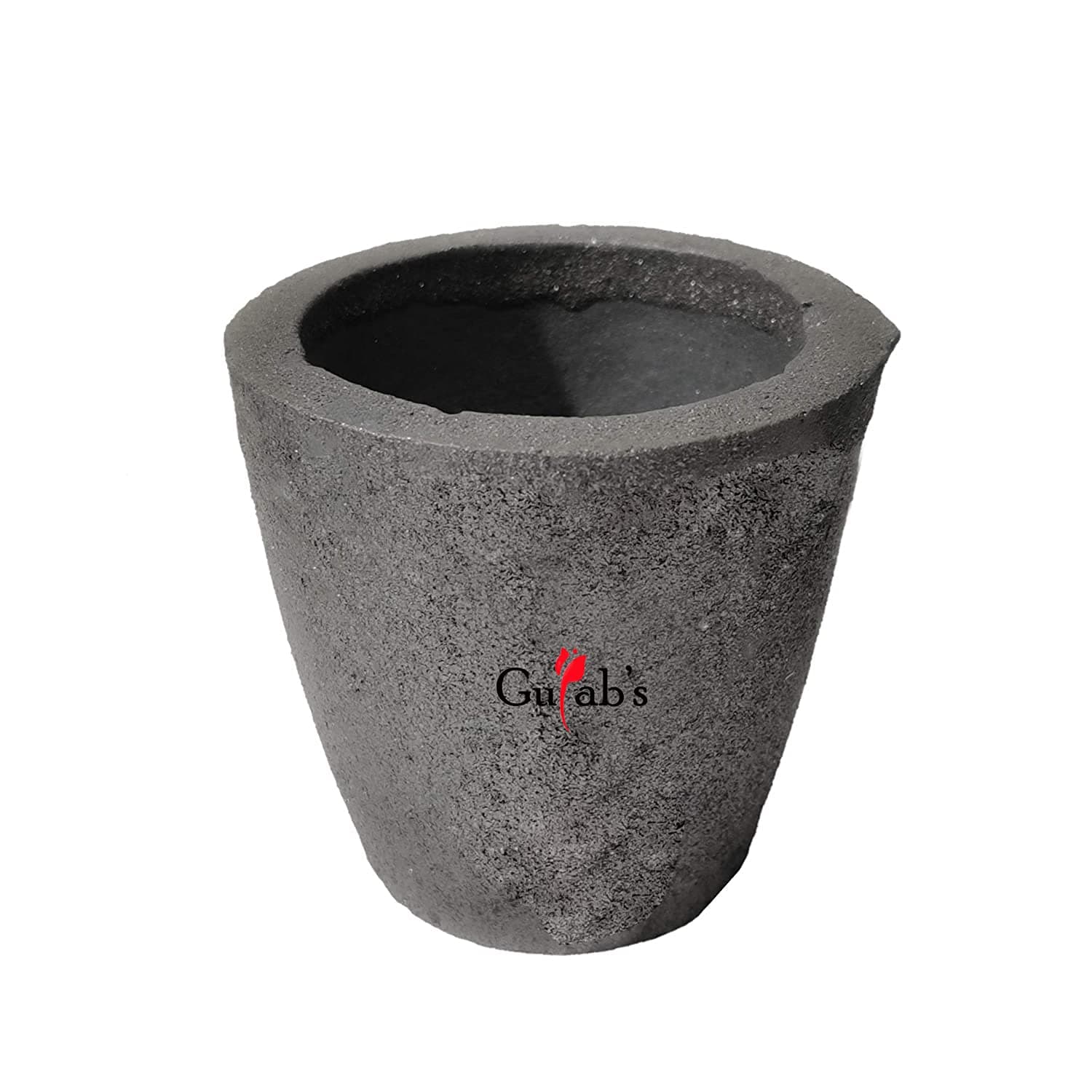 Gulab's Tools Graphite Crucible Casting Clay (No.1) - Grey, 1500g - For Gold, Silver, Copper, Brass, Aluminum & Other Metals - Jewellery Foundry Furnace (Capacity-1.5KG)