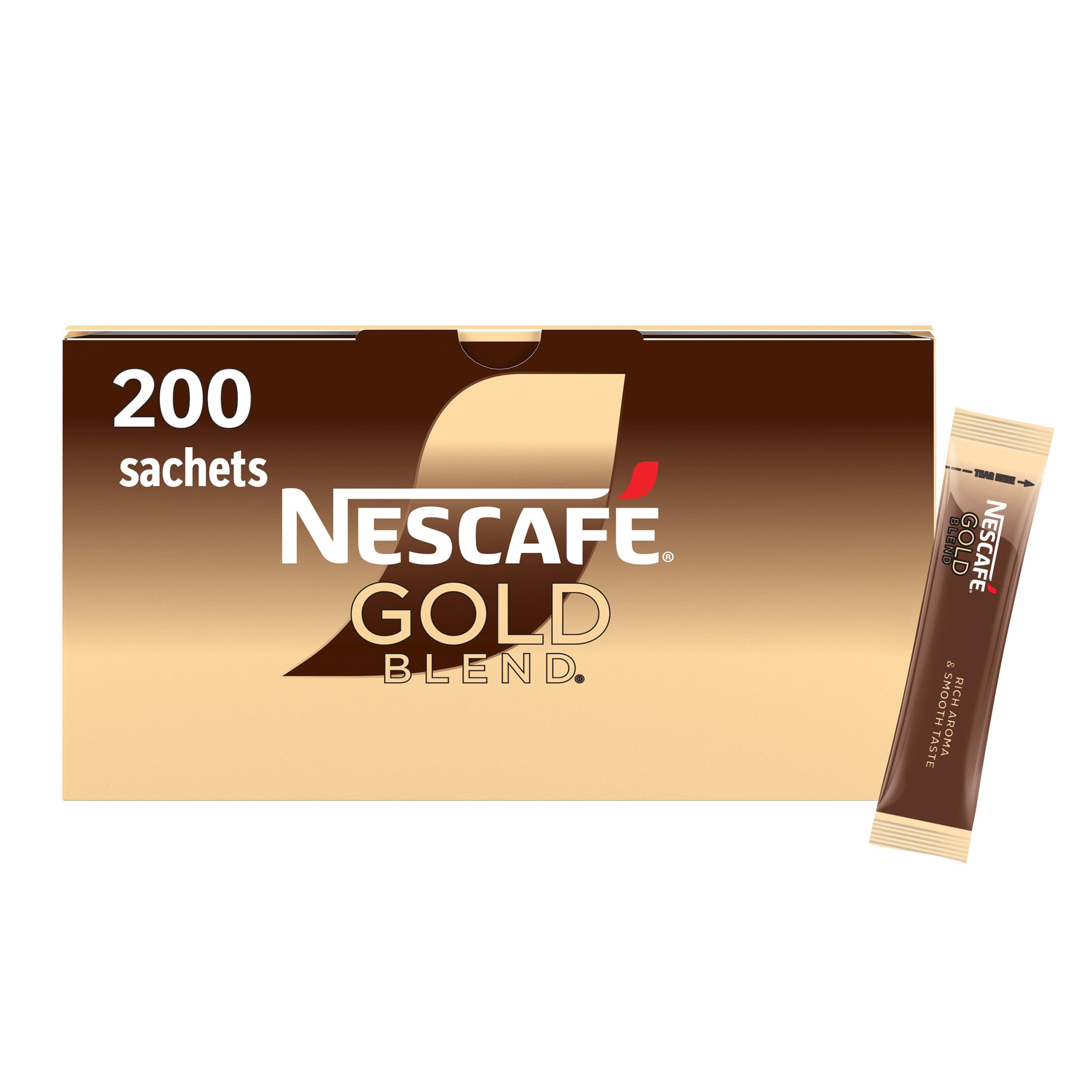 Gold Blend Medium Roast Instant Coffee Sachets - 200 x 1.8g Sticks