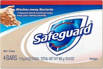 Antibacterial Bath Bar Soap (1 Pack of 4 bars)