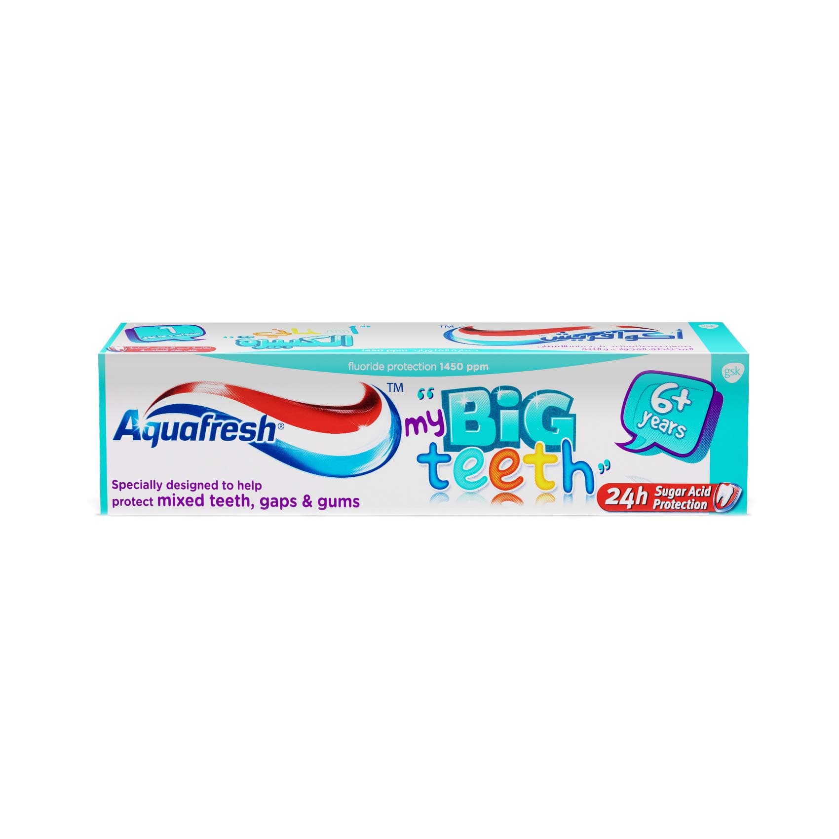 Aquafresh Big Teeth Toothpaste For Kids 6+ Years, 50ml
