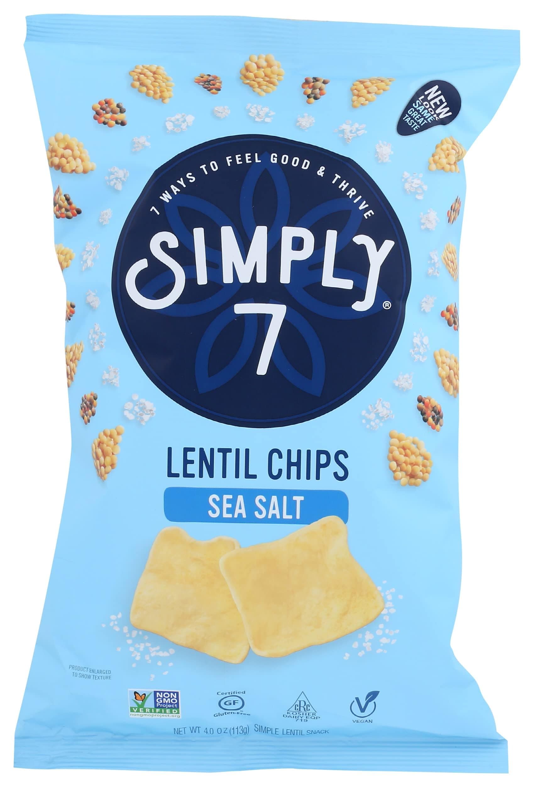 Chips Lentil Sea Salt 103g
