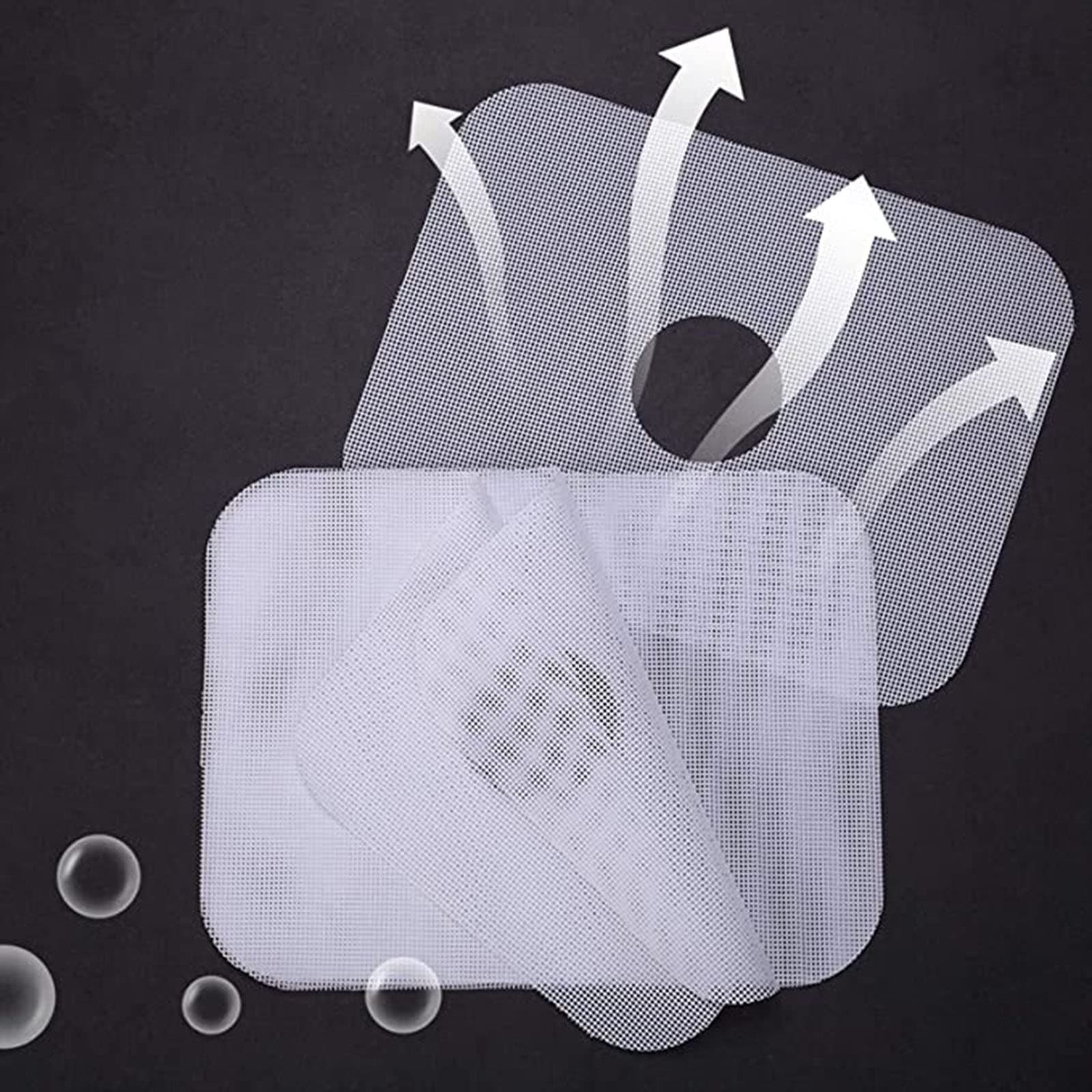 Silicone Dehydrator Sheets,Non-stick Food Fruit Dehydrator Mats Reusable Steamer Mesh Mat for Fruit Dryer (14.5" x 16")