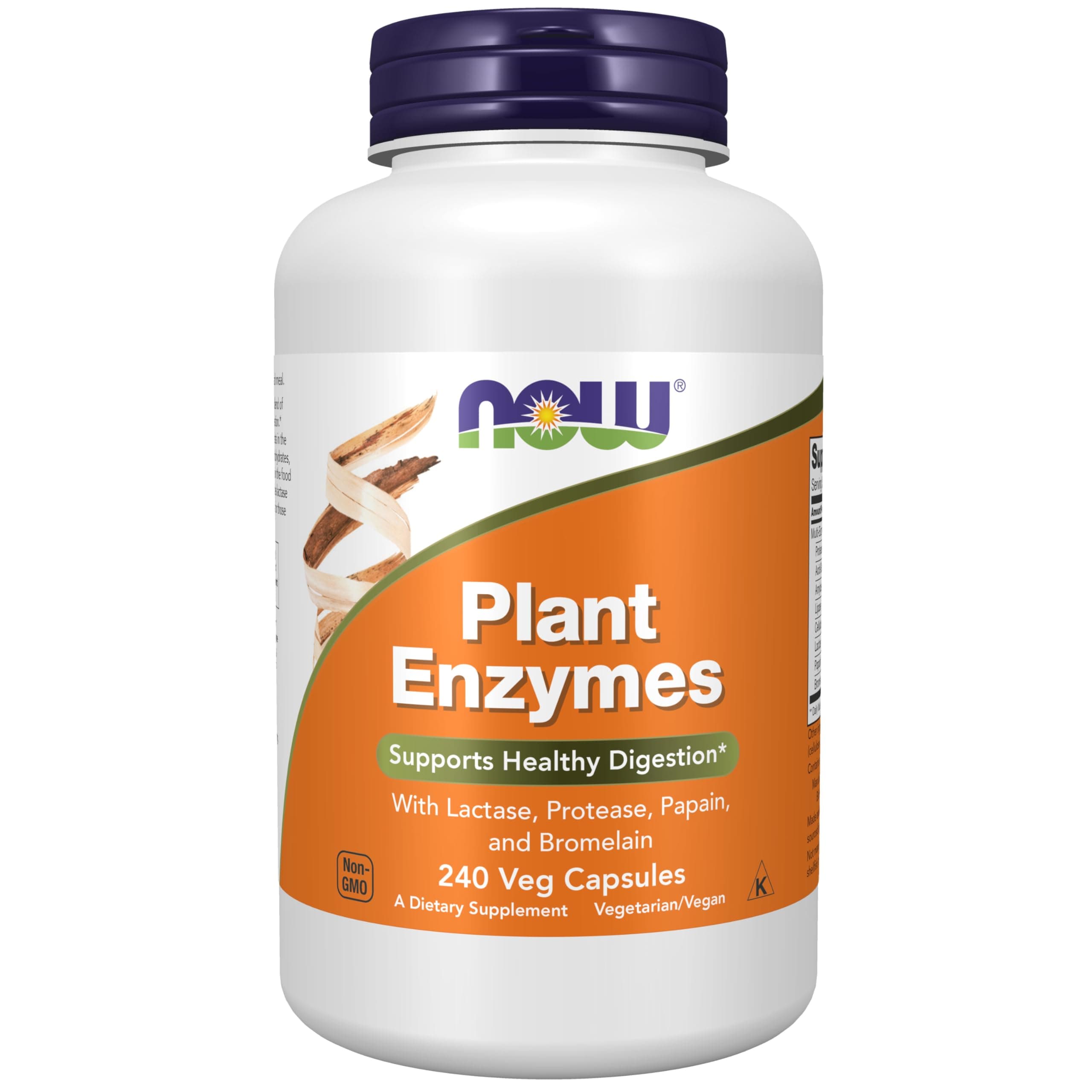 Now Foods, Plant Enzymes, 240 Vcaps