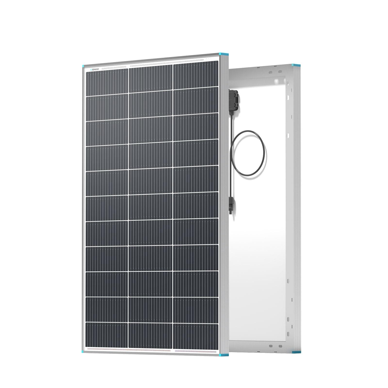 100 Watt Solar Panel N-Type 16BB, 12V 100W Solar Panel 25% High-Efficiency, N-Type Solar Cell Technology for RV Marine Home Roof Camp RV Boat