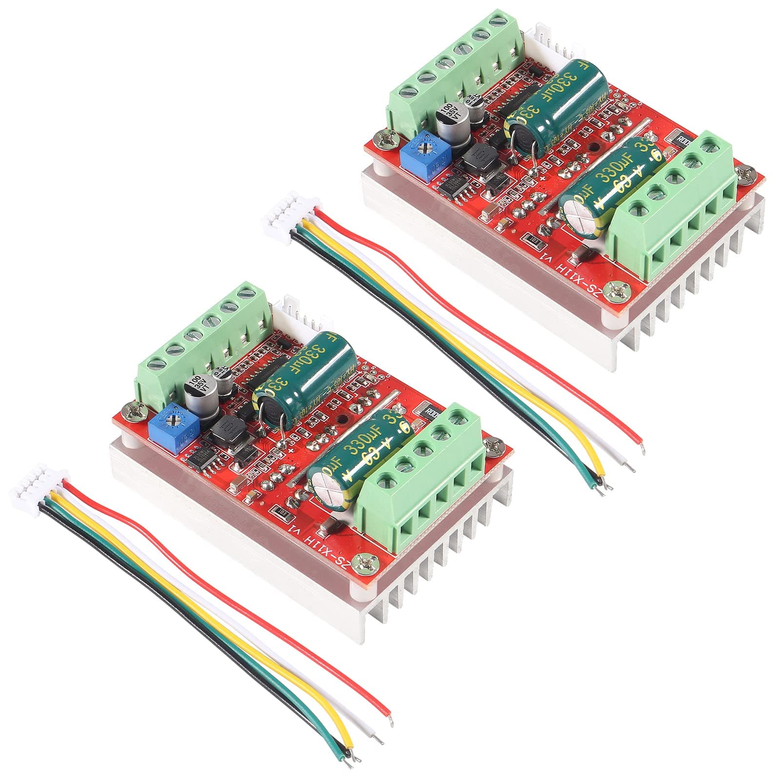 UMLIFE 1PCS DC 6-60V 400W BLDC Three-Phase DC Brushless Motor Controller PWM Hall Motor Control Driver Board 12V 24V 48V