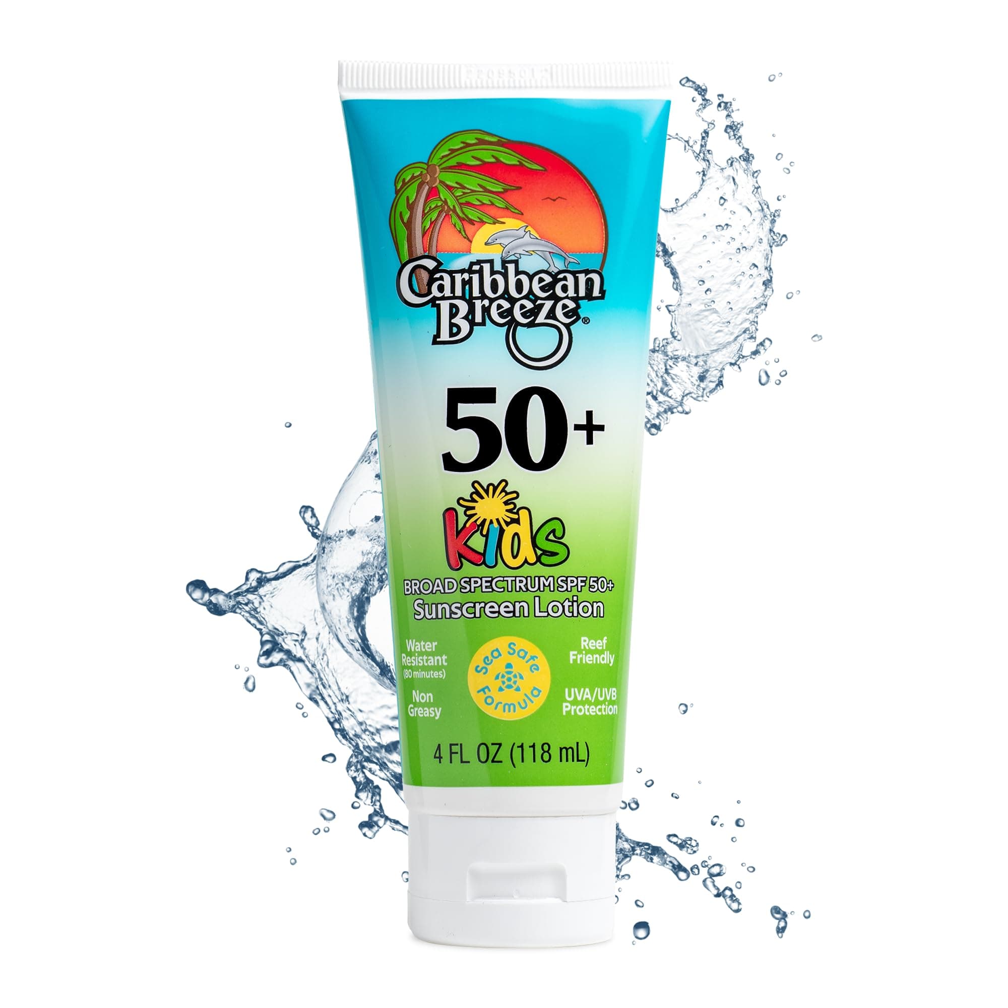 Caribbean Breeze Reef Friendly Sunscreen SPF 50 Kids Lotion