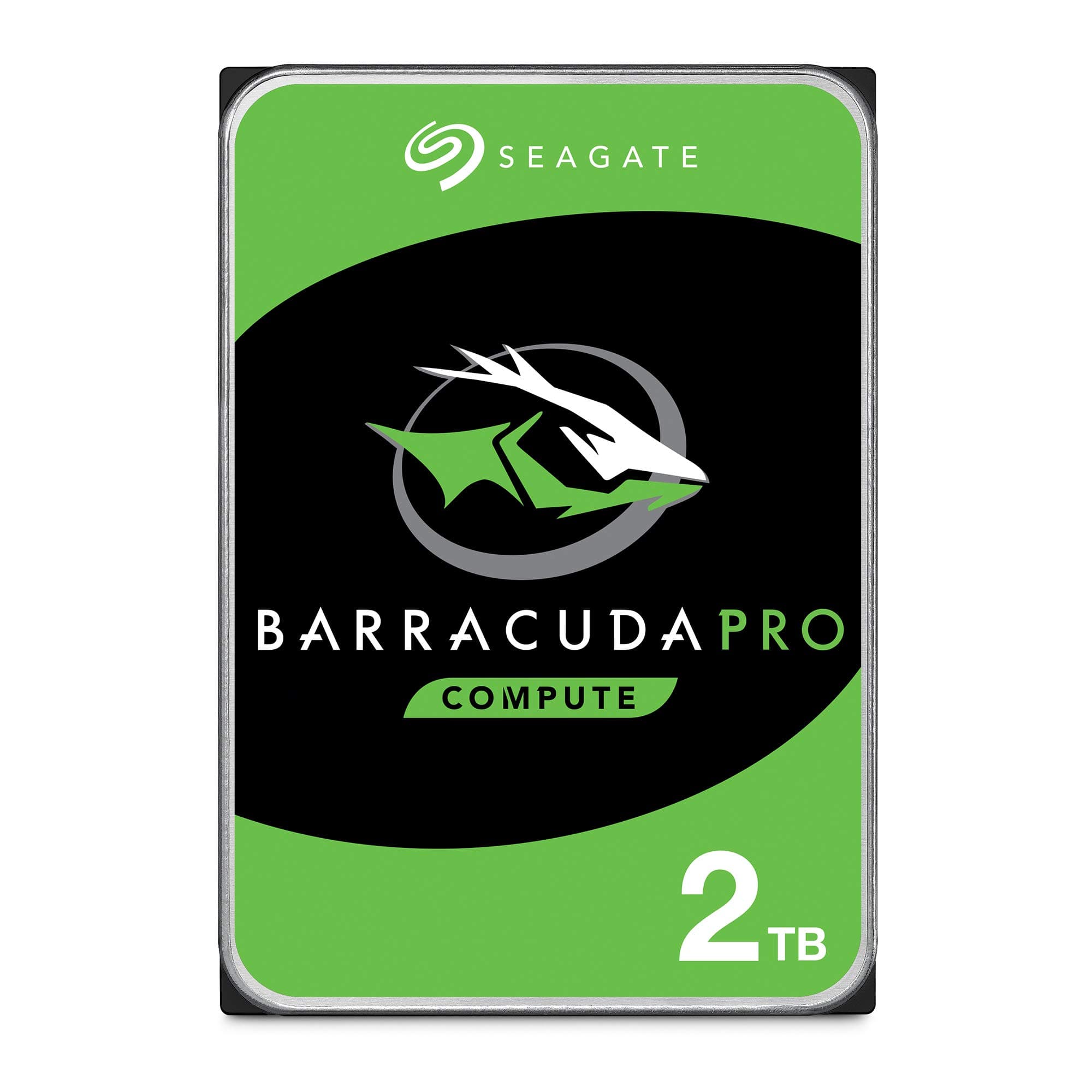 Seagate BarraCuda Pro 2TB Internal Hard Drive HDD – 3.5 Inch SATA 6 Gb/s 7200 RPM 128MB Cache for Computer Desktop PC – Amazon Exclusive - Frustration Free Packaging (ST2000DMZ09)
