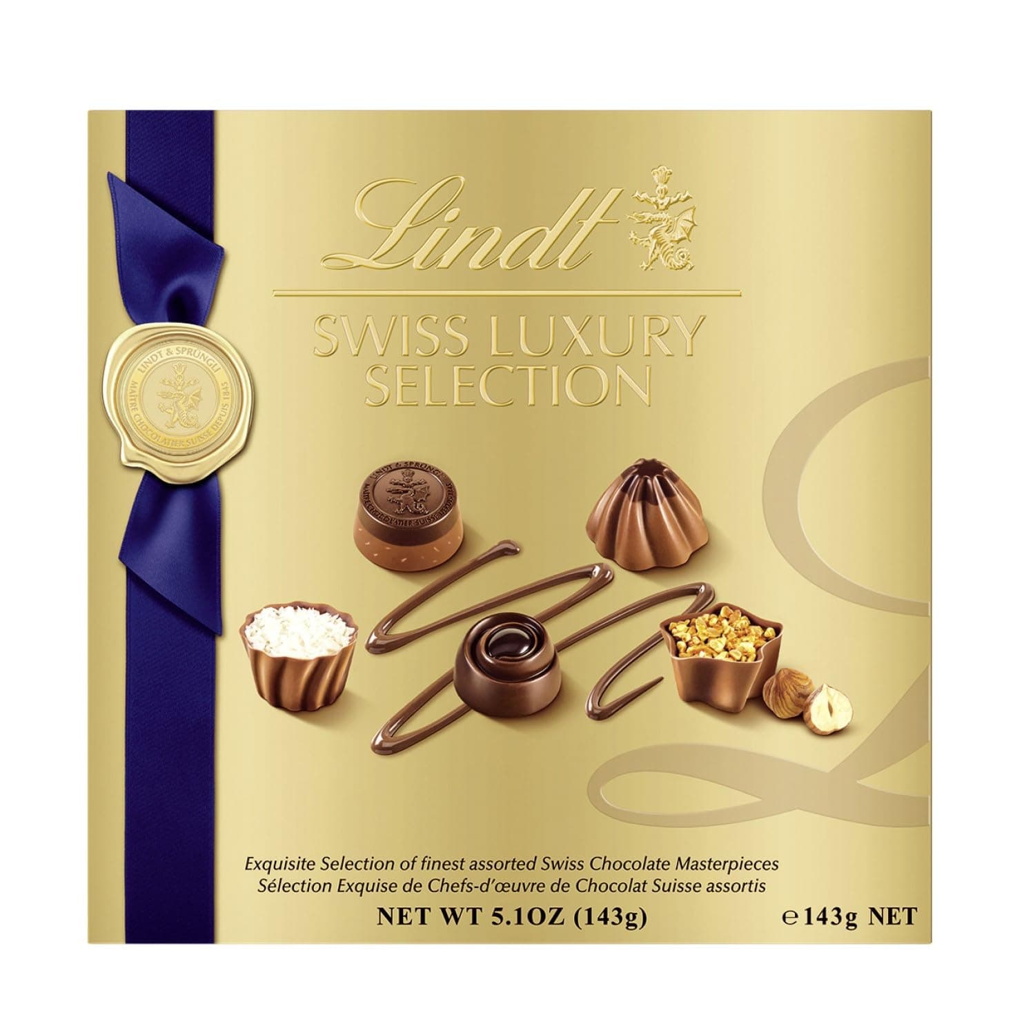 Swiss Luxury Selection Deluxe Assorted Chocolate 143g