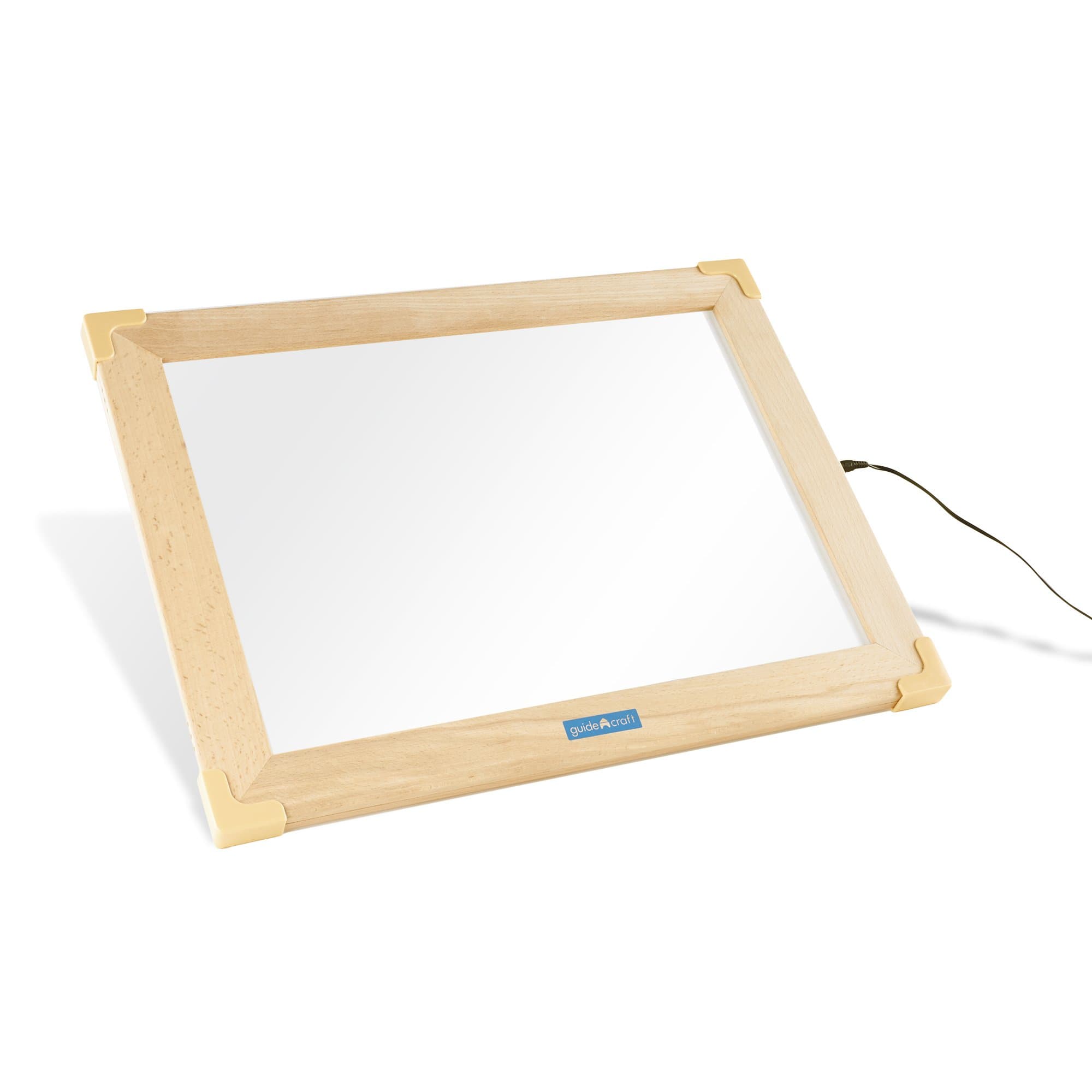 Guidecraft LED Activity Tablet: Light Up Tabletop Lightbox for Preschool | Kids Light Pad for Classroom and Playroom Sensory Learning Play Activities