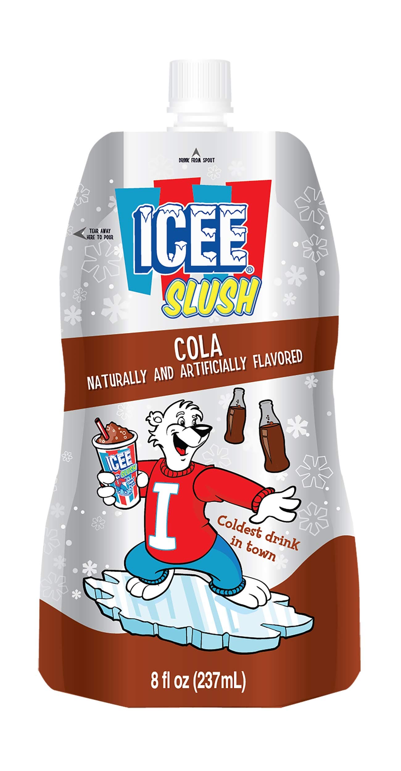 Icee Slush 8 fl oz Pouches, Cola, 12 Count…