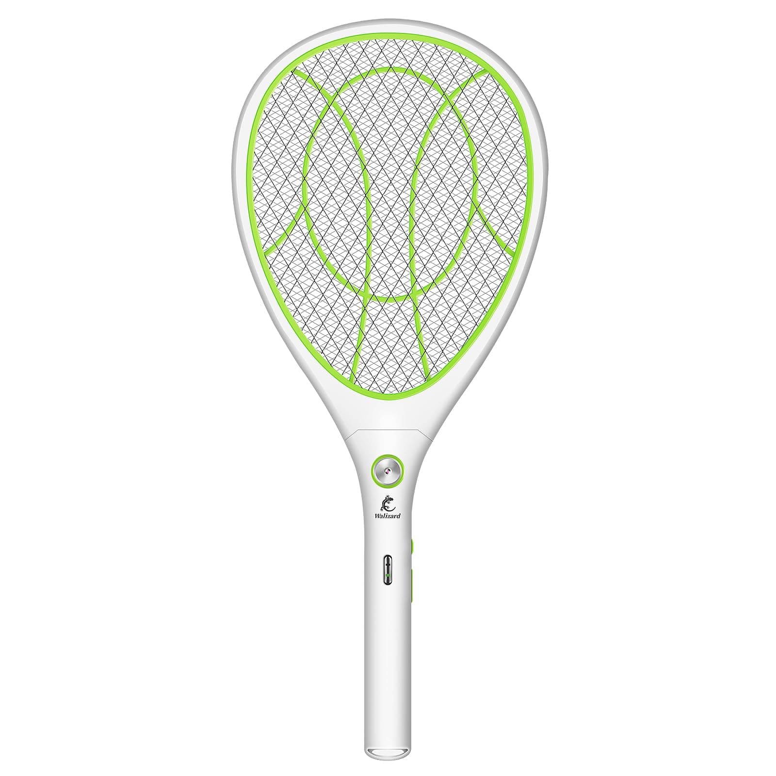 Electric Fly Zapper Swatter Killer: Electric Fly Racket Bug Zapper Bat Electronic Mosquito Insect Killer Indoor USB Rechargeable 3000V