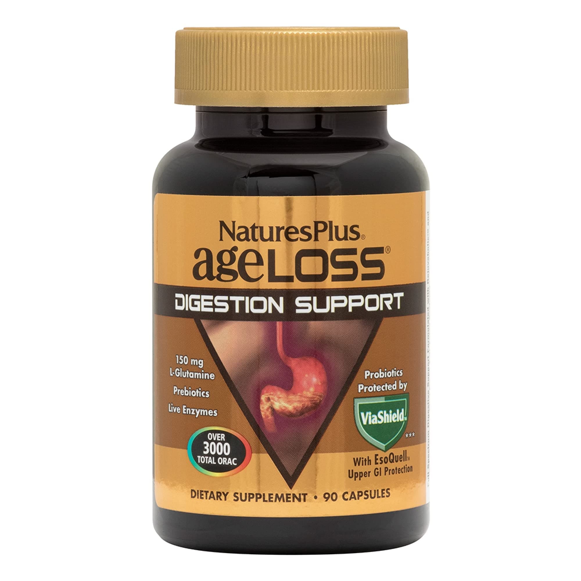 Natures Plus Ageloss Digestion Support Vcap 90